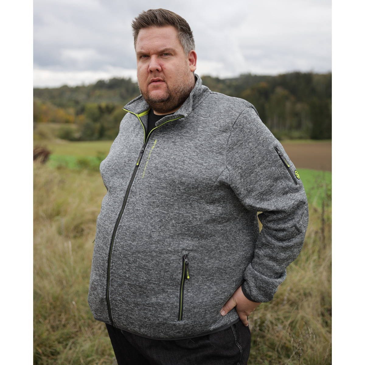 RennerXXL Fleecejacke Keron Herren XXL Strickfleece Jacke Übergrößen günstig online kaufen