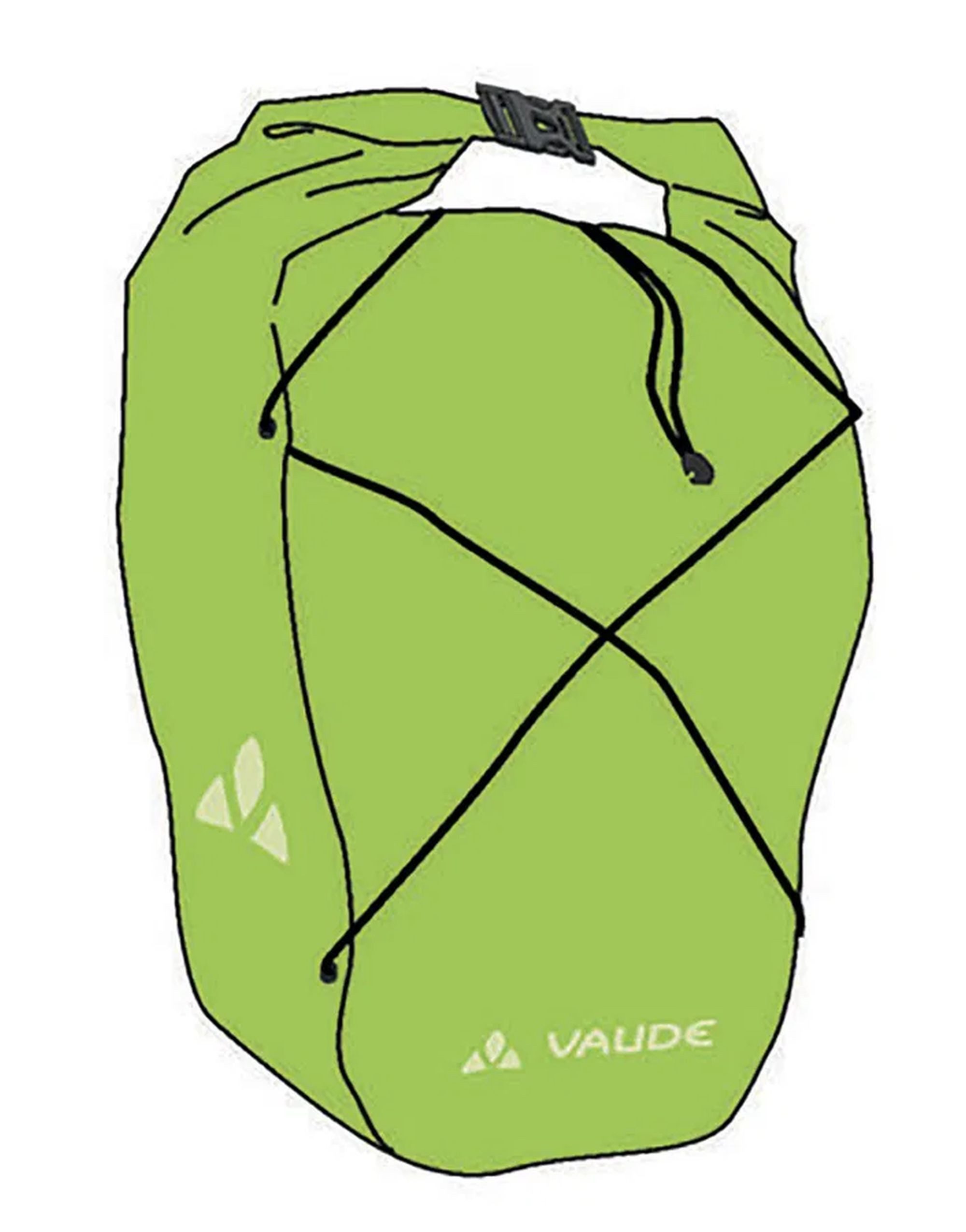 VAUDE Fahrradtasche Vaude Doppeltasche Aqua Front Light