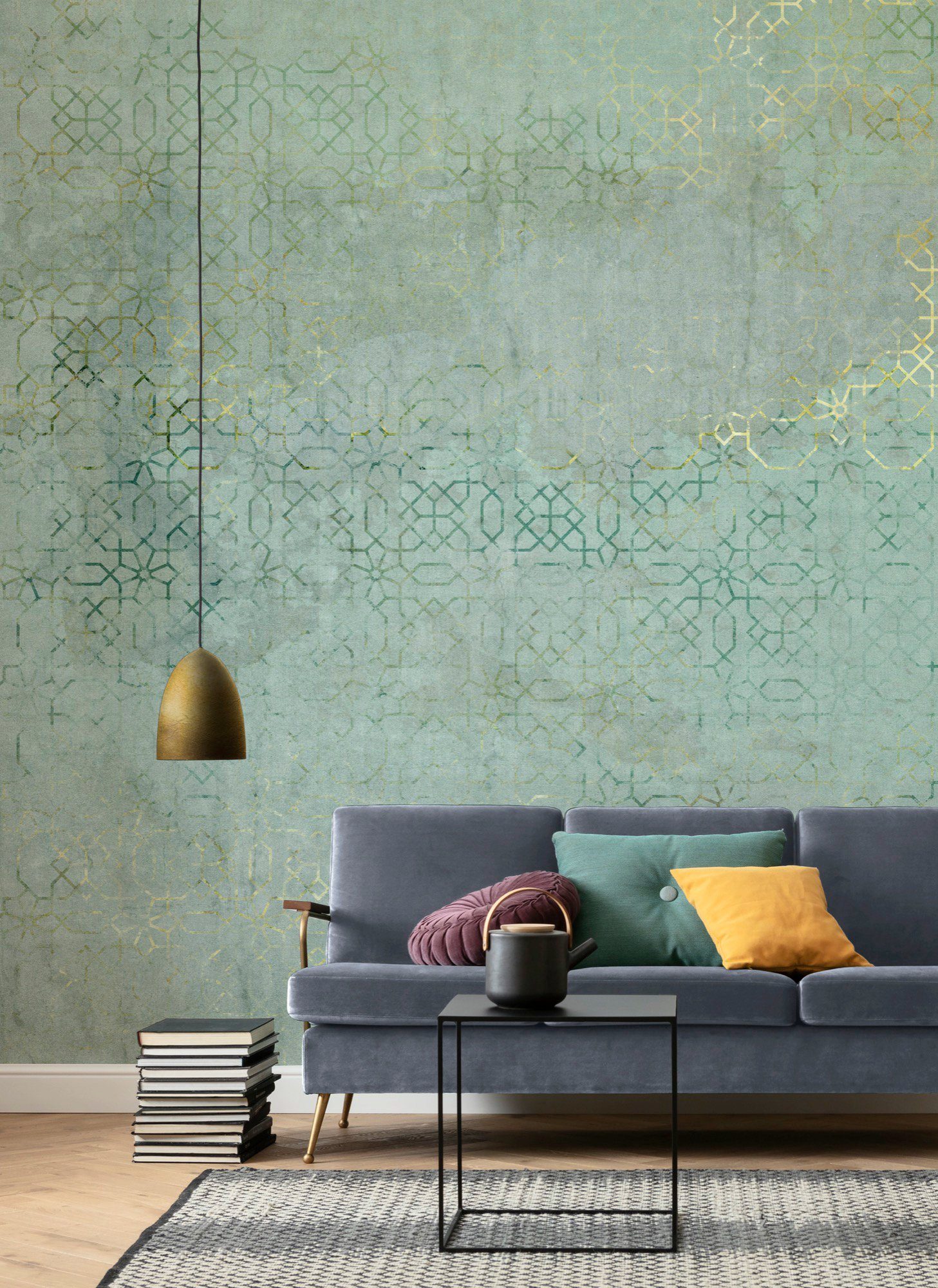 Komar Vliestapete Digitaldruck Vlies - Oriental Finery - Розмір 200 x 280 cm, glatt, bedruckt, Wohnzimmer, Schlafzimmer