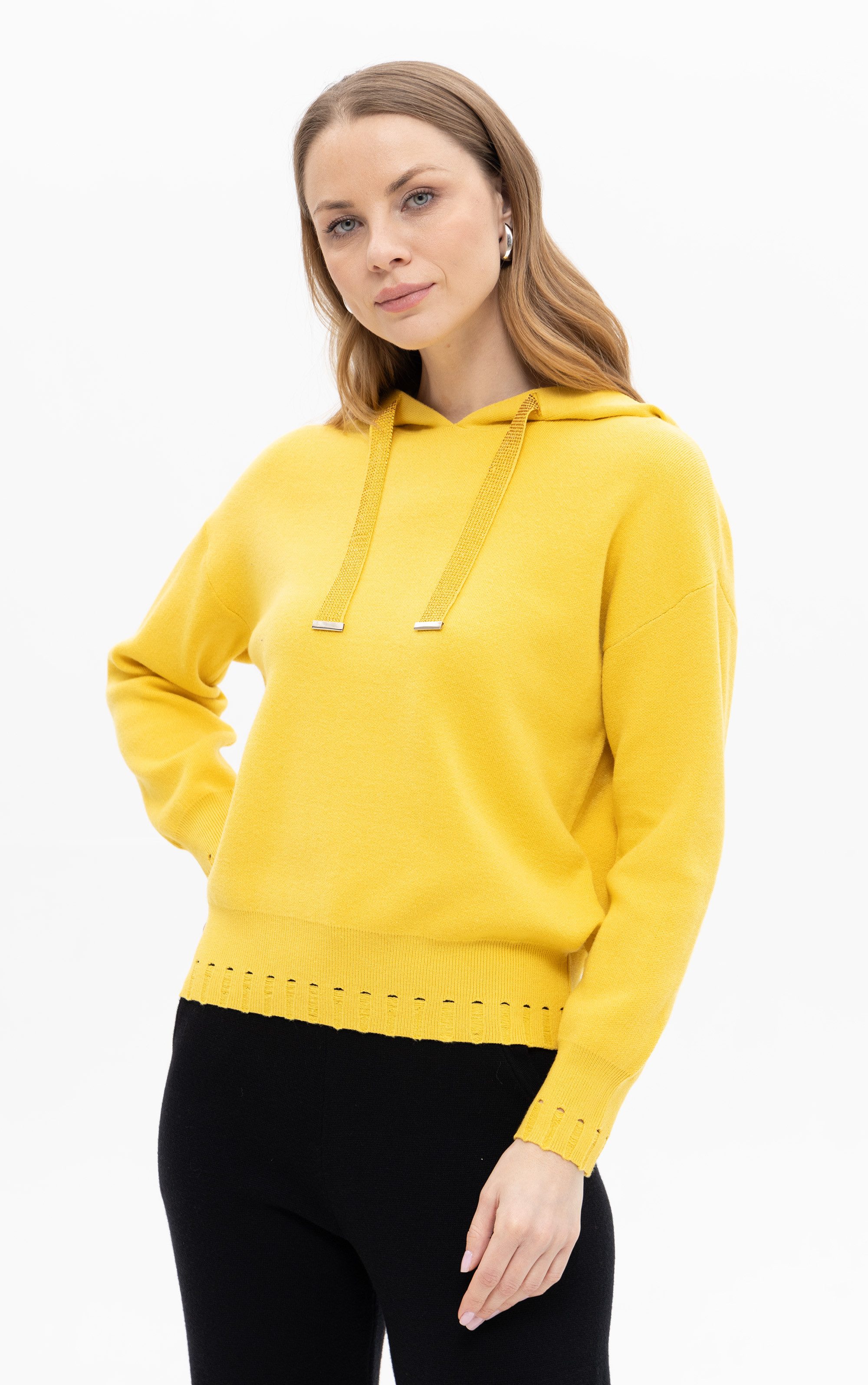 Passioni Kapuzenpullover aus Strick günstig online kaufen