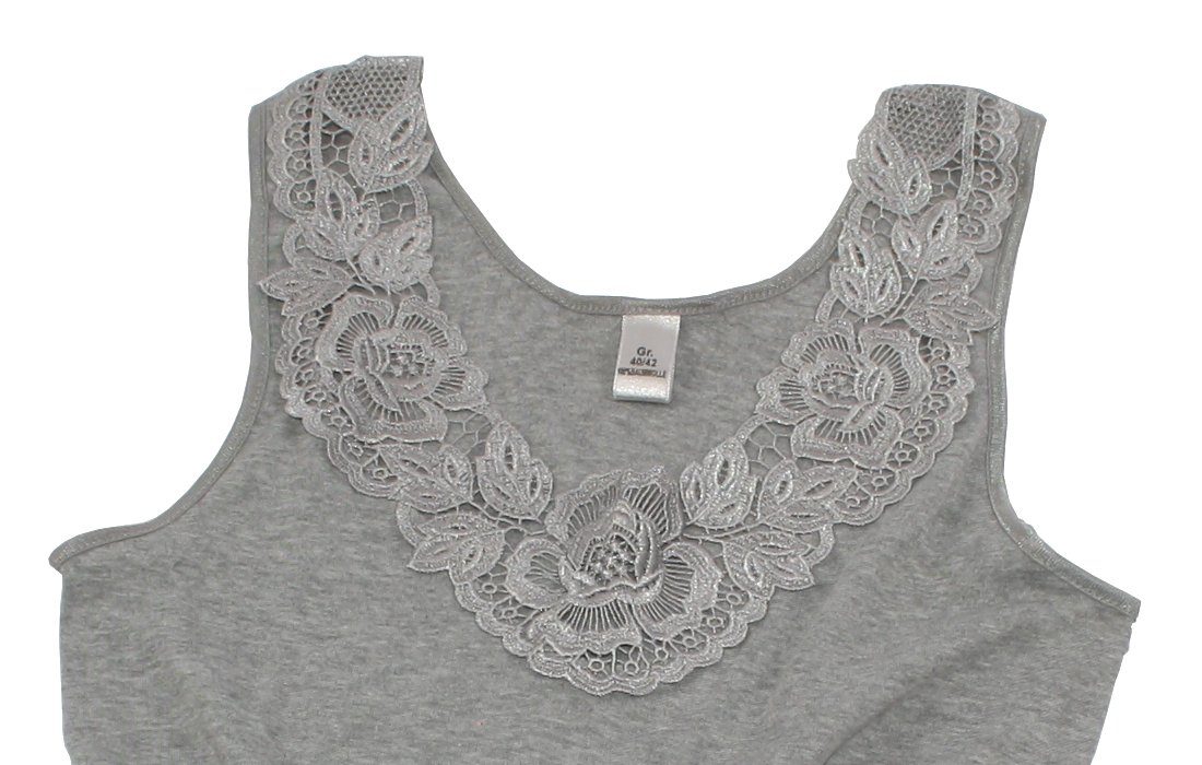 Cotton Prime® Unterhemd mit Spitze in angenehmer Baumwollqualität – Bild 5 von 5