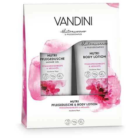 VANDINI Hautpflege-Set Wellness Geschenkset Frauen - Beauty Set mit Body Lotion & Duschgel, 1-tlg.