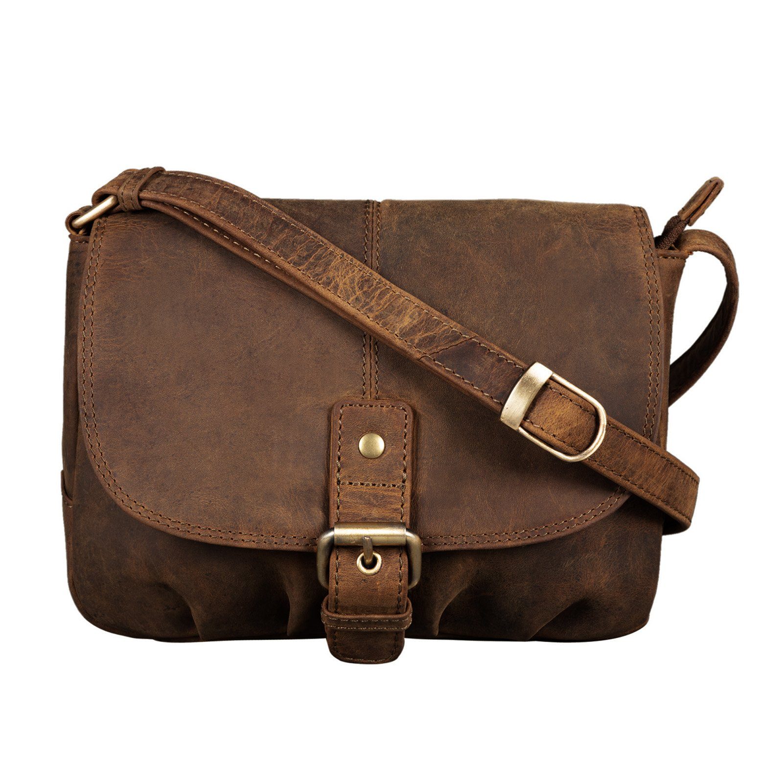 Handtasche "Iris" Leder Handtasche Damen klein Echtleder Umhängetaschen Frauen