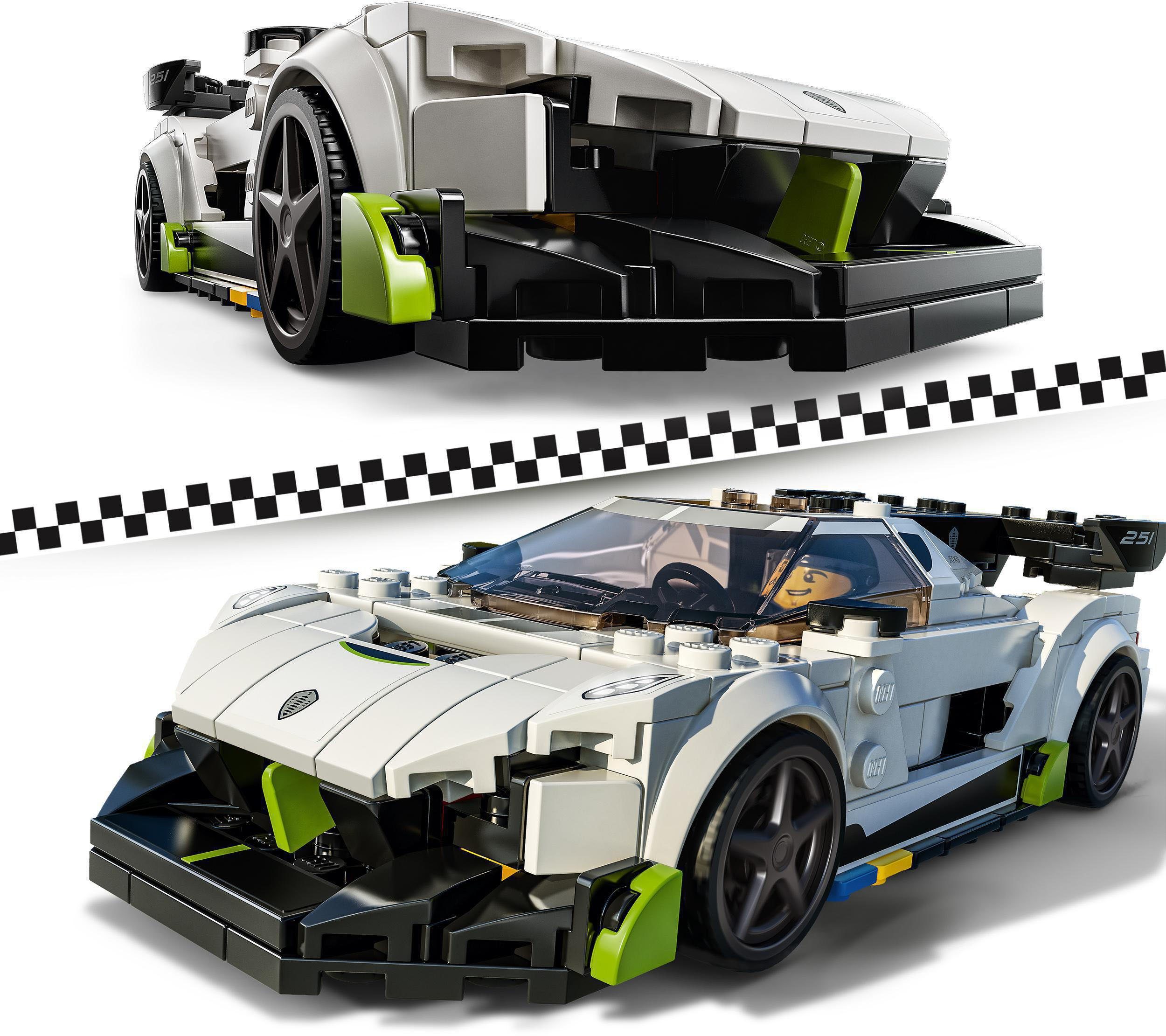 Jesko LEGO® St) Speed Koenigsegg LEGO® (76900), Konstruktionsspielsteine (280 Champions,