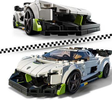 LEGO® Konstruktionsspielsteine Koenigsegg Jesko (76900), LEGO® Speed Champions, (280 St)