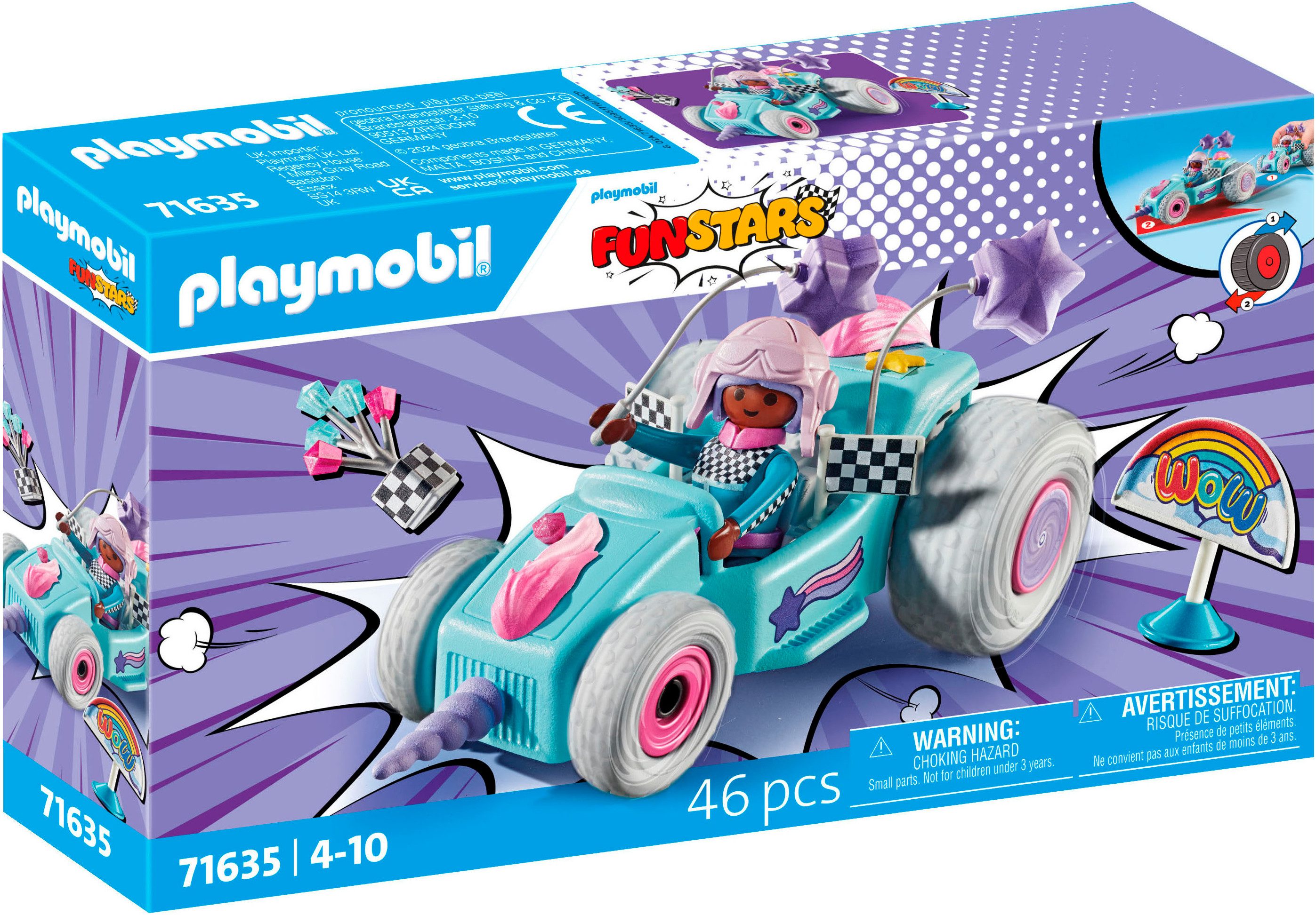 Playmobil® Rasendes Einhorn (71635), Funstars Konstruktions-Spielset, (46 S günstig online kaufen
