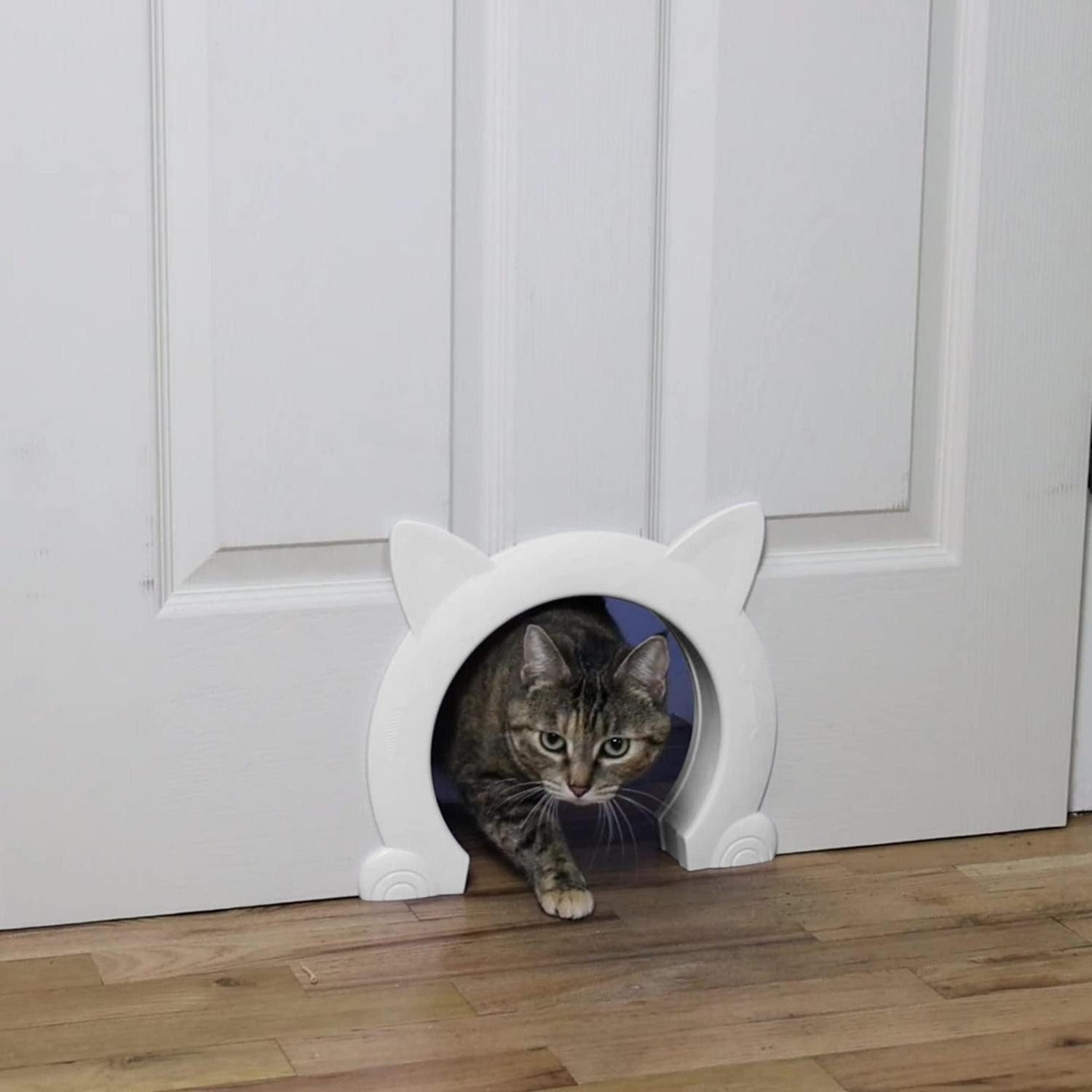 LuxusKollektion Katzenklappe Katzentür Innentür Weiß