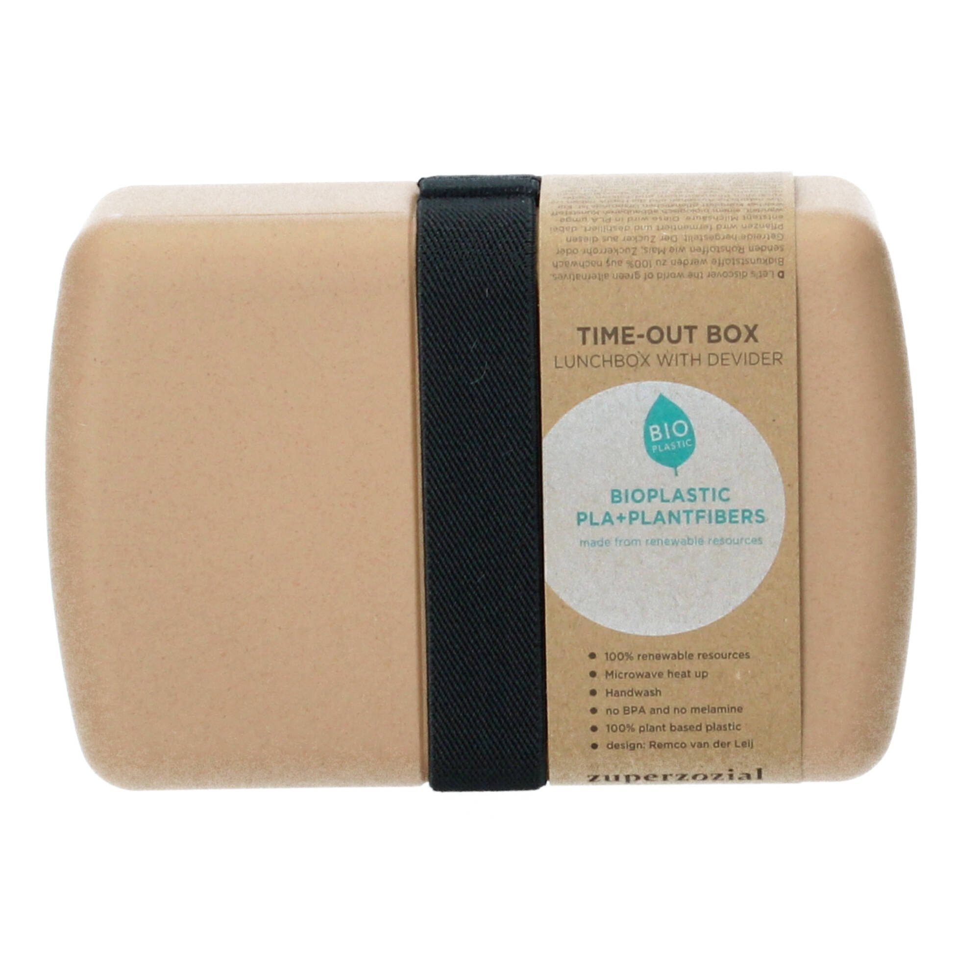 Lunchbox Lunchbox Bento Box Timeout toffee braun, PLA (Kunststoff aus Pflanzenzucker), (1-tlg) Toffee-brown
