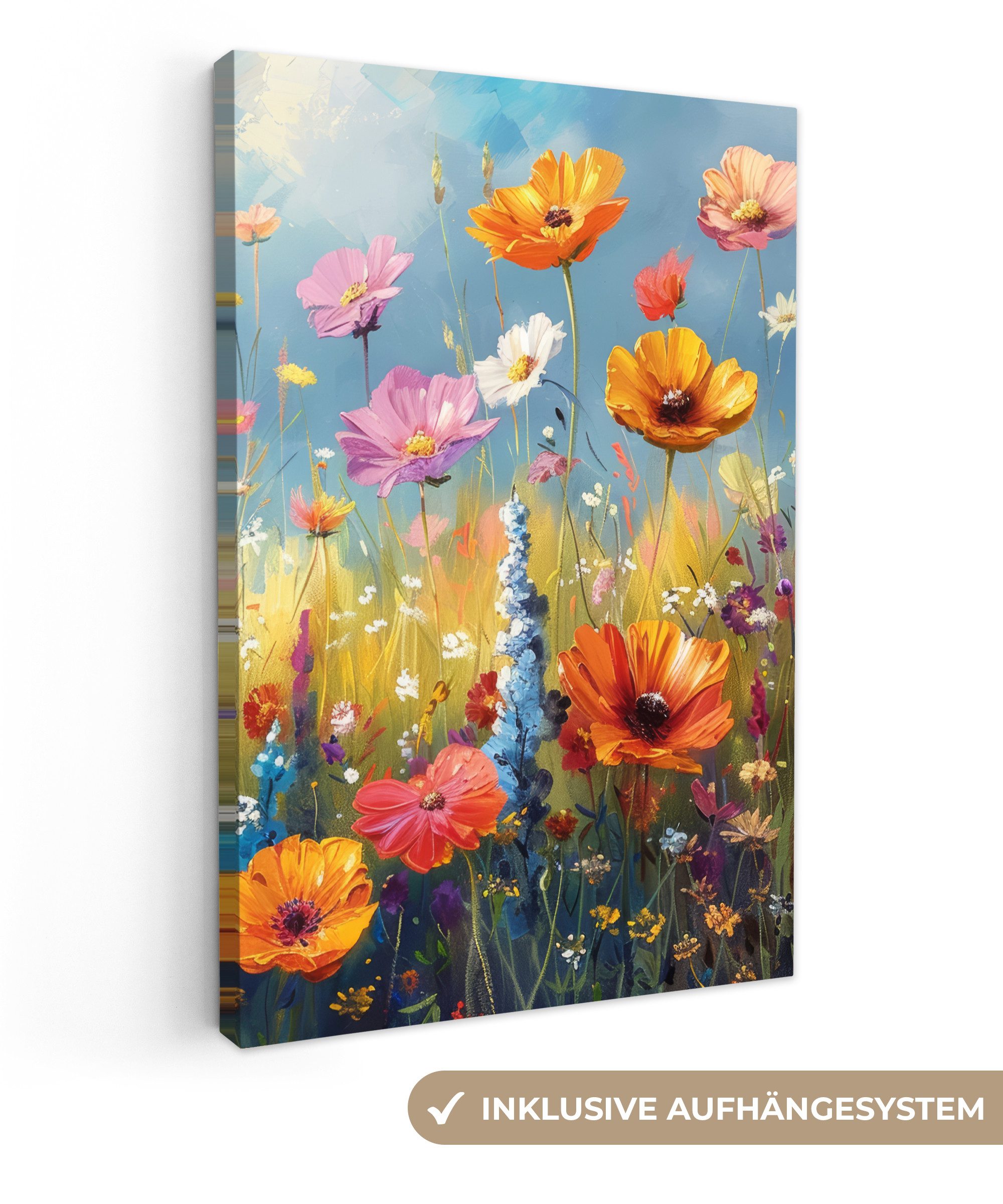 Leinwandbild Blumen - Natur - Botanik - Kunst
