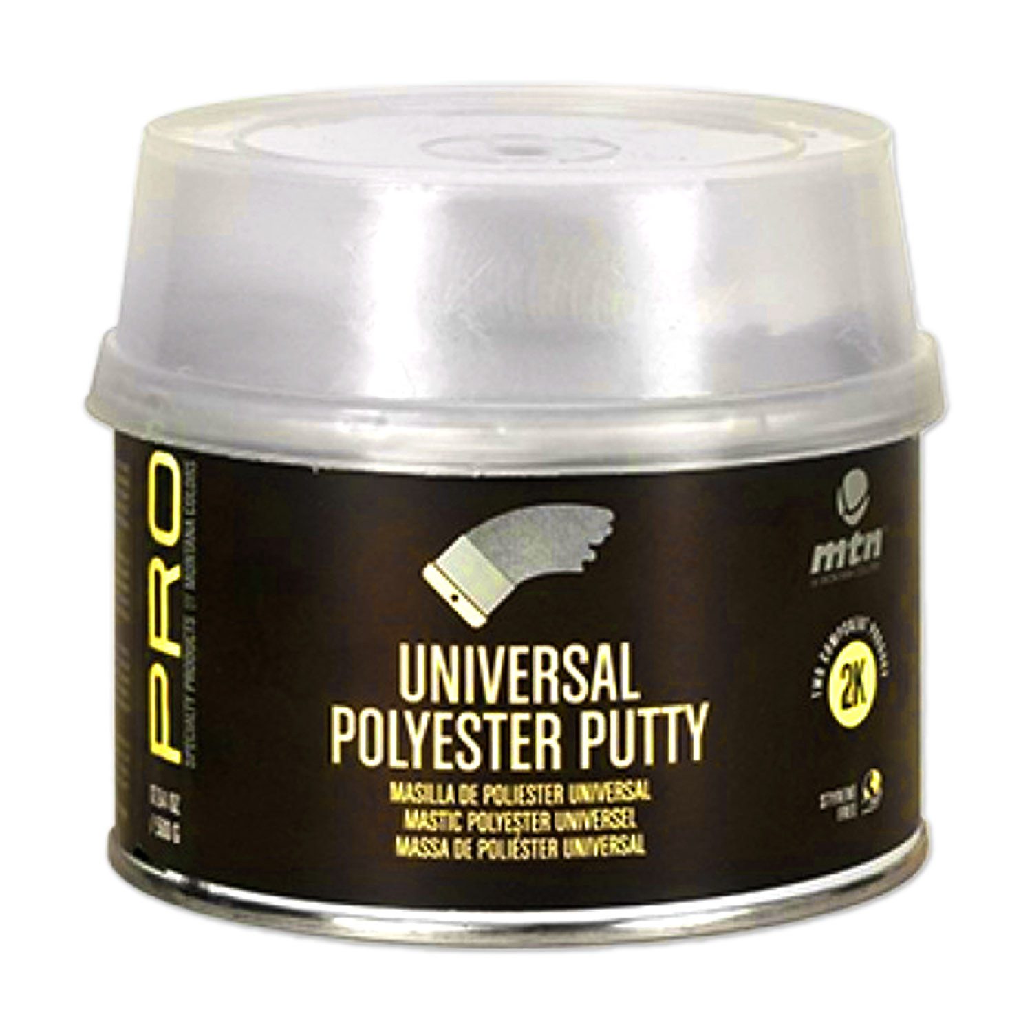 MTN Sprühlack Polyester Spachtel, 2K, styrolfrei, Beige, 500g, MTN PRO