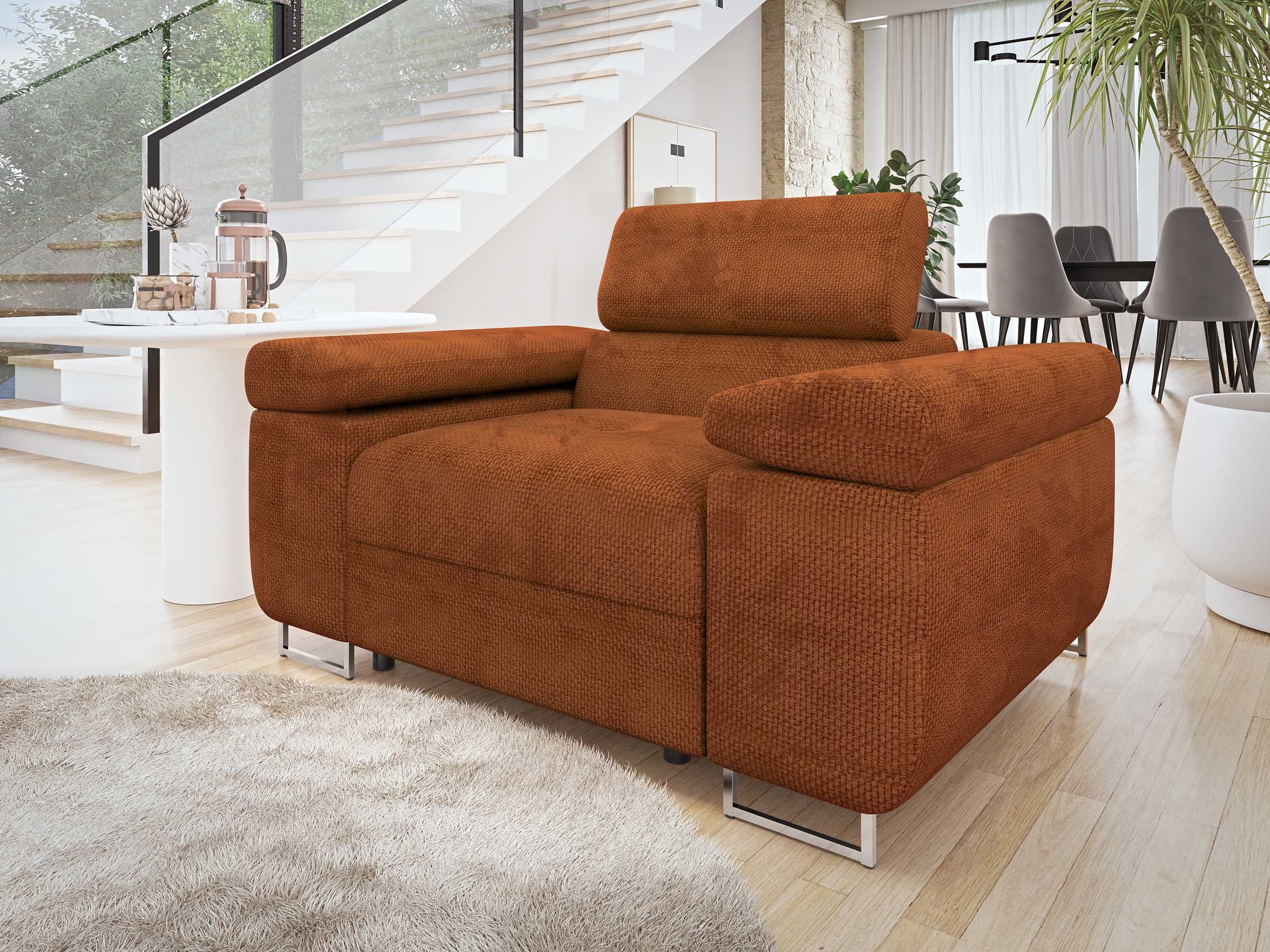 MIRJAN24 Sessel Torezio, Einstellbare Kopfstützen, 134x102x70-90 cm günstig online kaufen