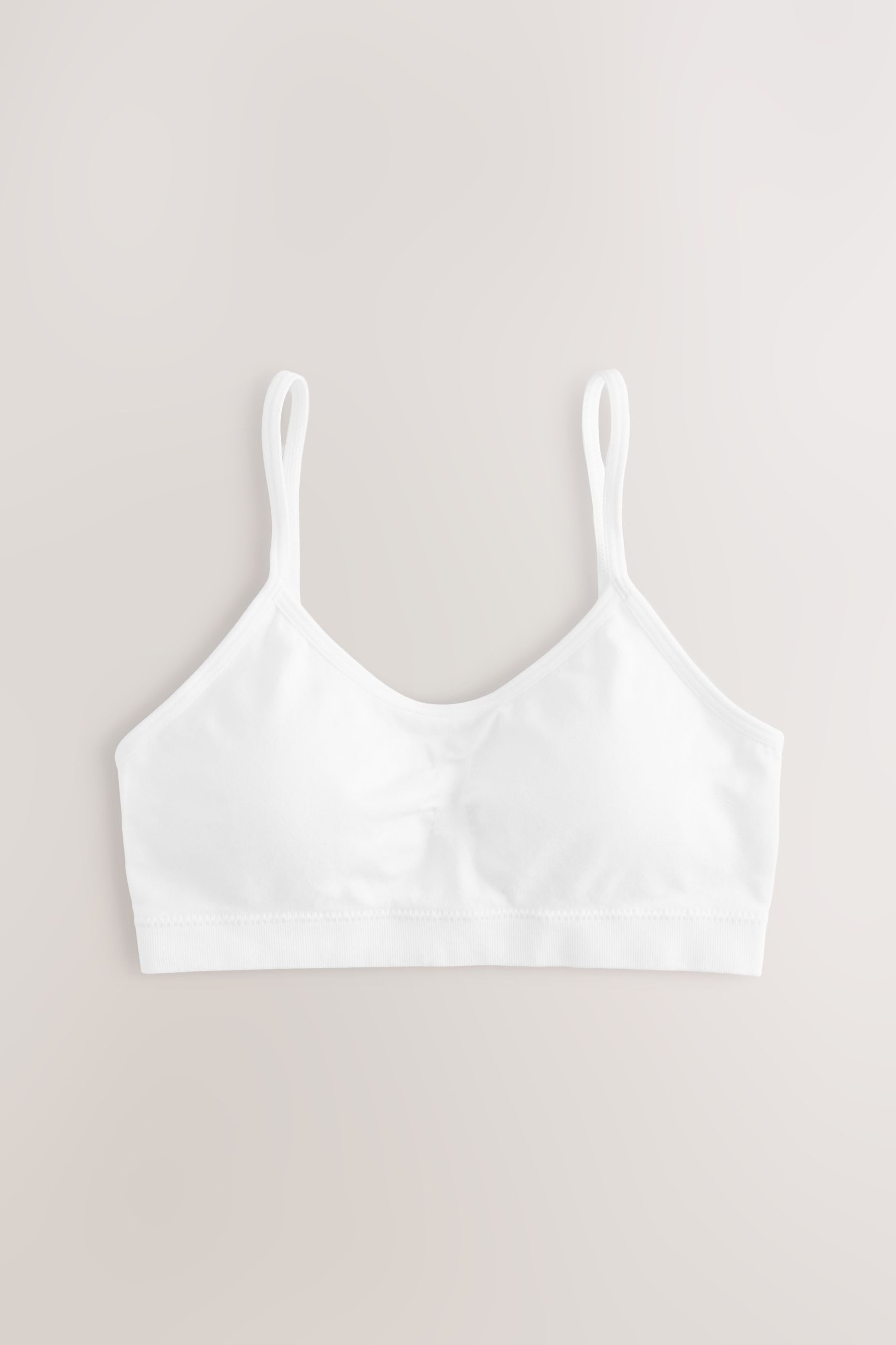 Next Crop-Top Nahtlose Kurztops mit leichten Pads im 3er-Pack (3-tlg)