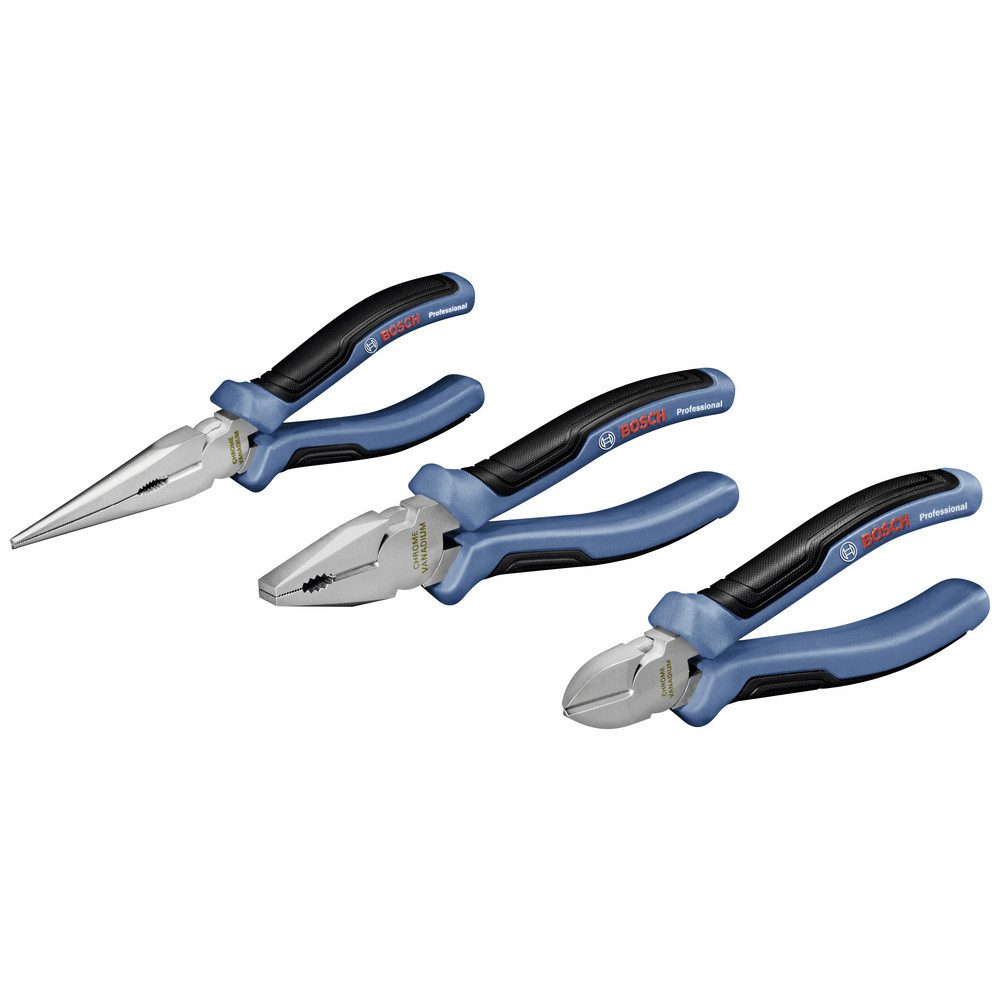 Bosch Professional Zangenset Bosch Professional 1600A016BG Werkstatt Zangen-Set 3teilig