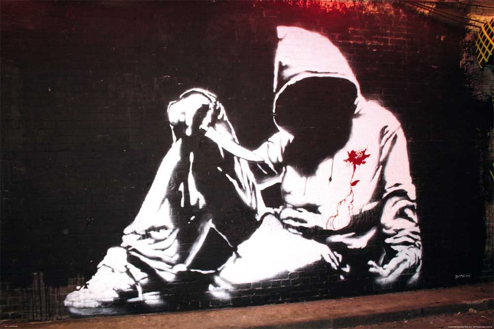 Poster Banksy - Poster - Hoodie - Graffitti