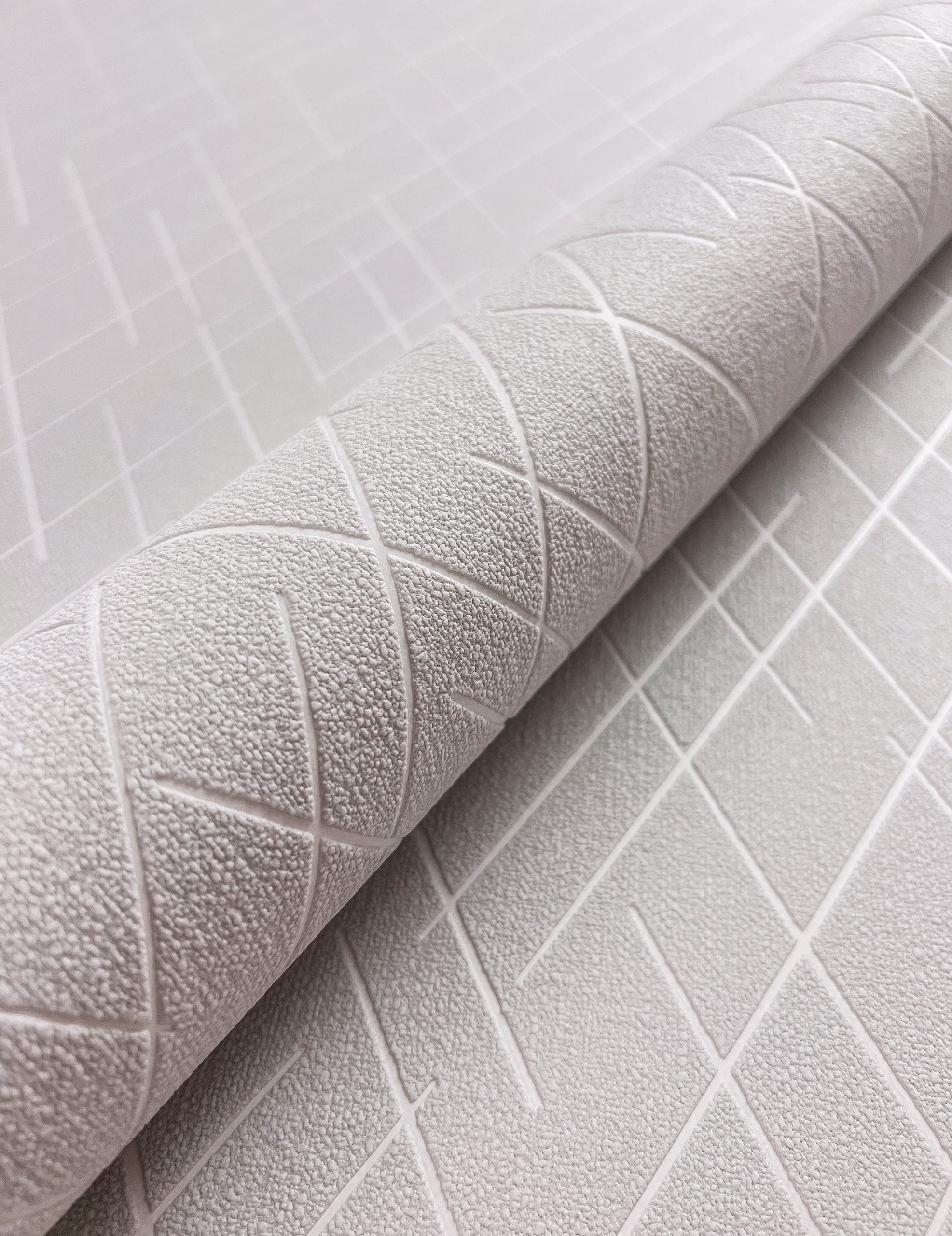 Newroom Vliestapete, Grau Tapete Modern Linien - Retro Grafik-Tapete Hellgr günstig online kaufen