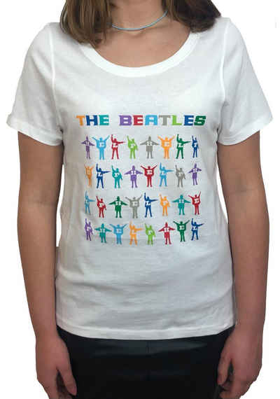 The Beatles T-Shirt »Beatles T-Shirt, "Help", Weiß, Damen, GOTS« (Stück, 1-tlg., Stück) mit Frontprint