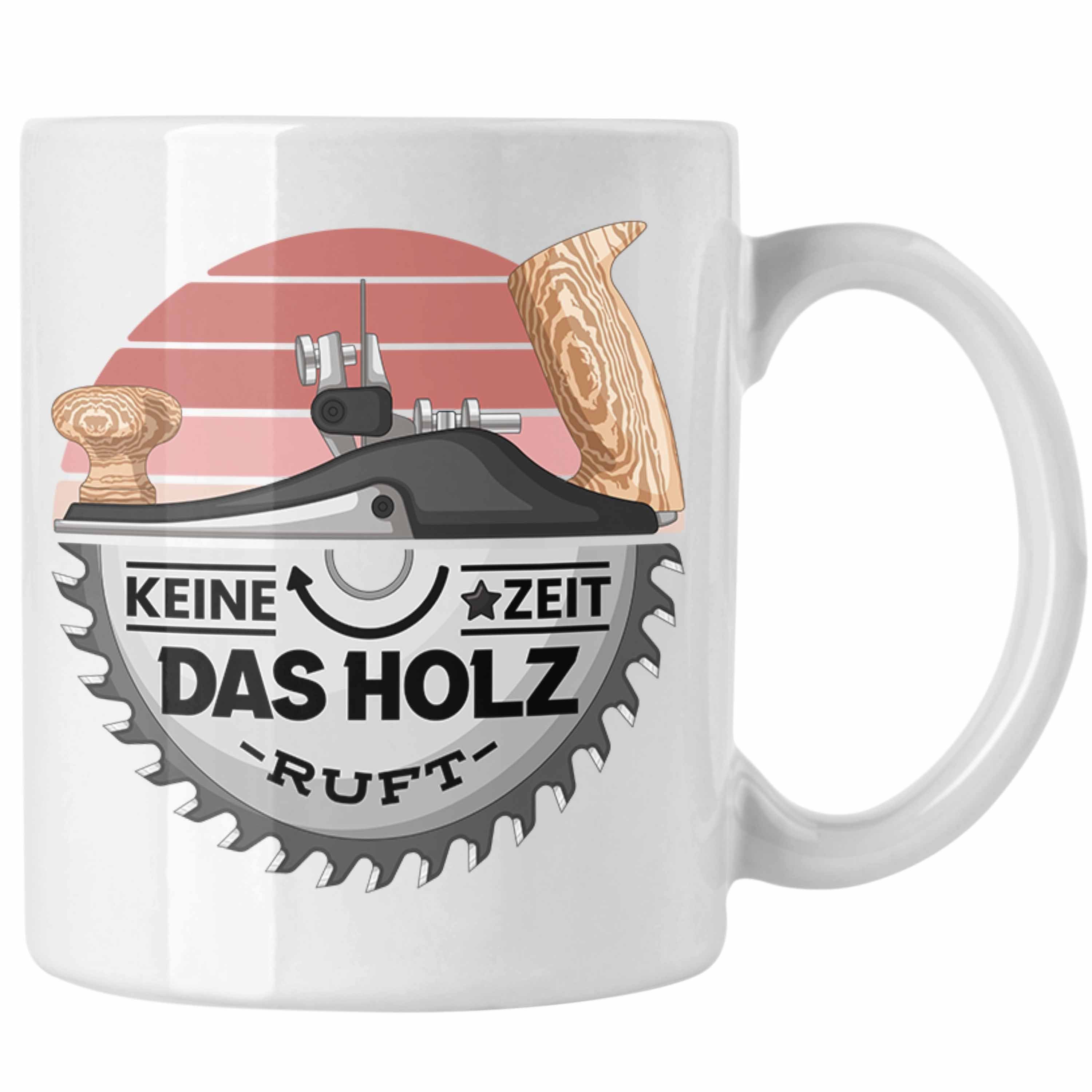 Kaffeetasse Ruft Tasse Zeit Geschenk Geschenk Holz Trendation Keine Das Schreiner Weiss Tasse