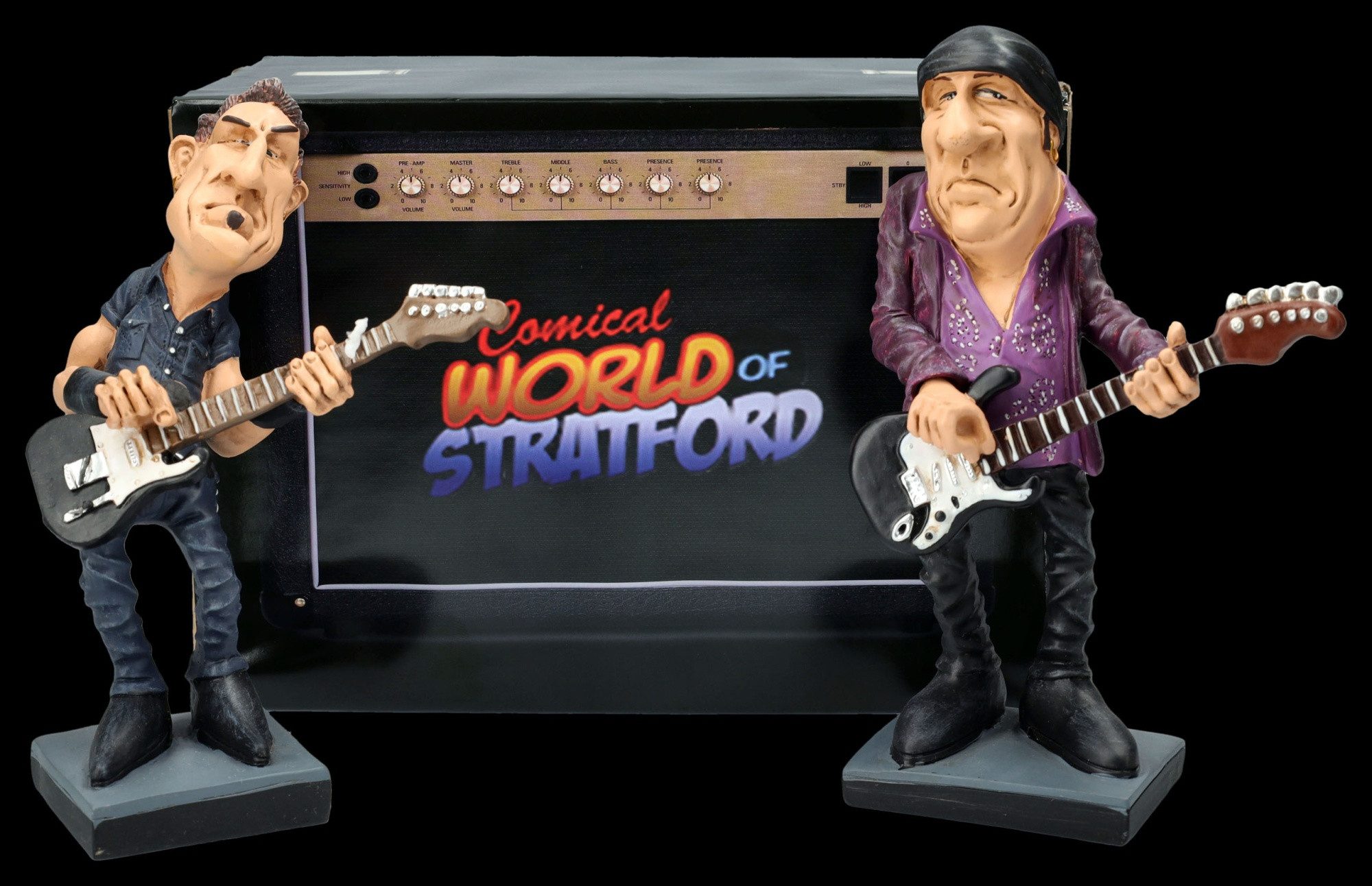 Figuren Shop GmbH Dekofigur Bruce Figur – The Boss Rockstar Karikatur Statu günstig online kaufen