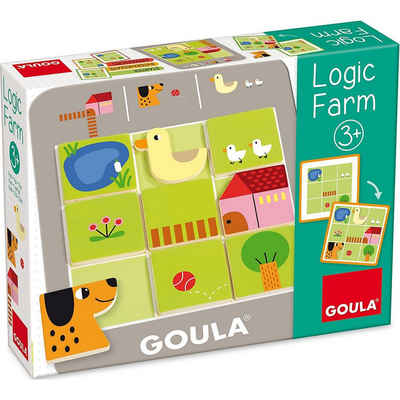 Goula Steckpuzzle »Goula Logische Farm«, Puzzleteile