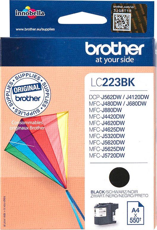 Brother LC-223BK Tintenpatrone (1-tlg) schwarz
