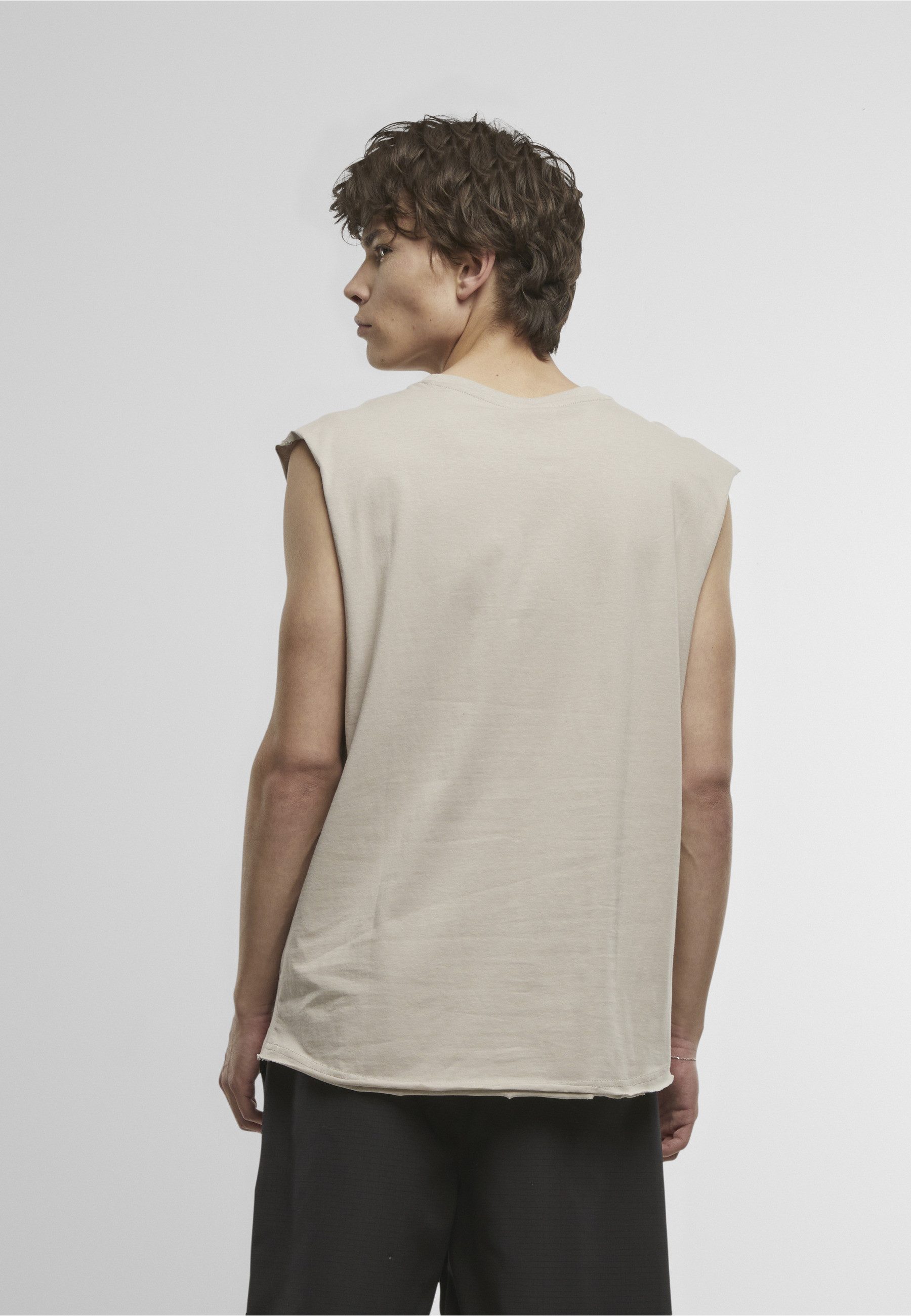 URBAN CLASSICS T-Shirt Urban Classics Herren Open Edge Sleeveless Tee (1-tlg) – Bild 4 von 5