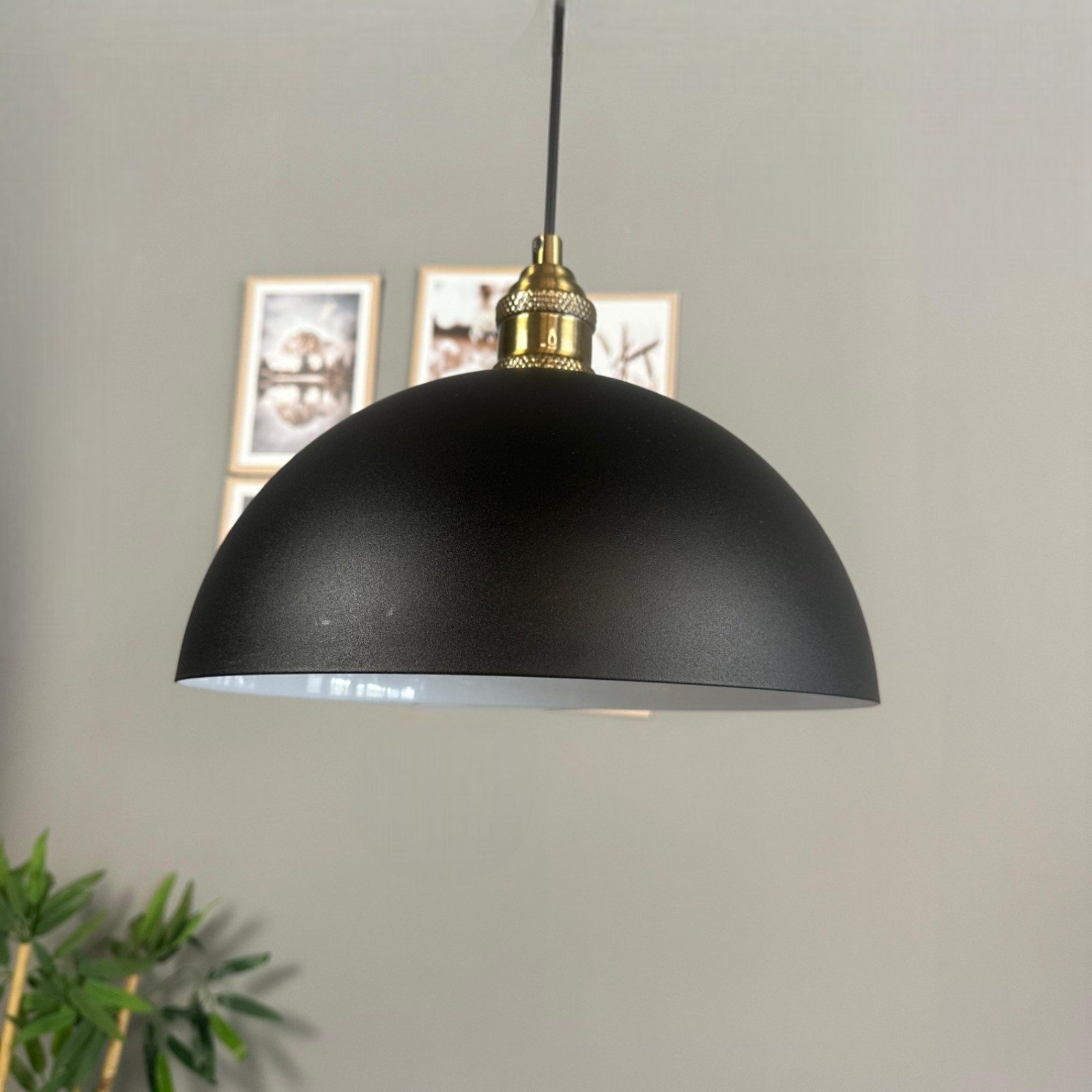 Bamyum Pendelleuchte Pendelleuchte Yimpi Tulpe Metall Ø30cm, Modern Hängelampe, ohne Leuchtmittel
