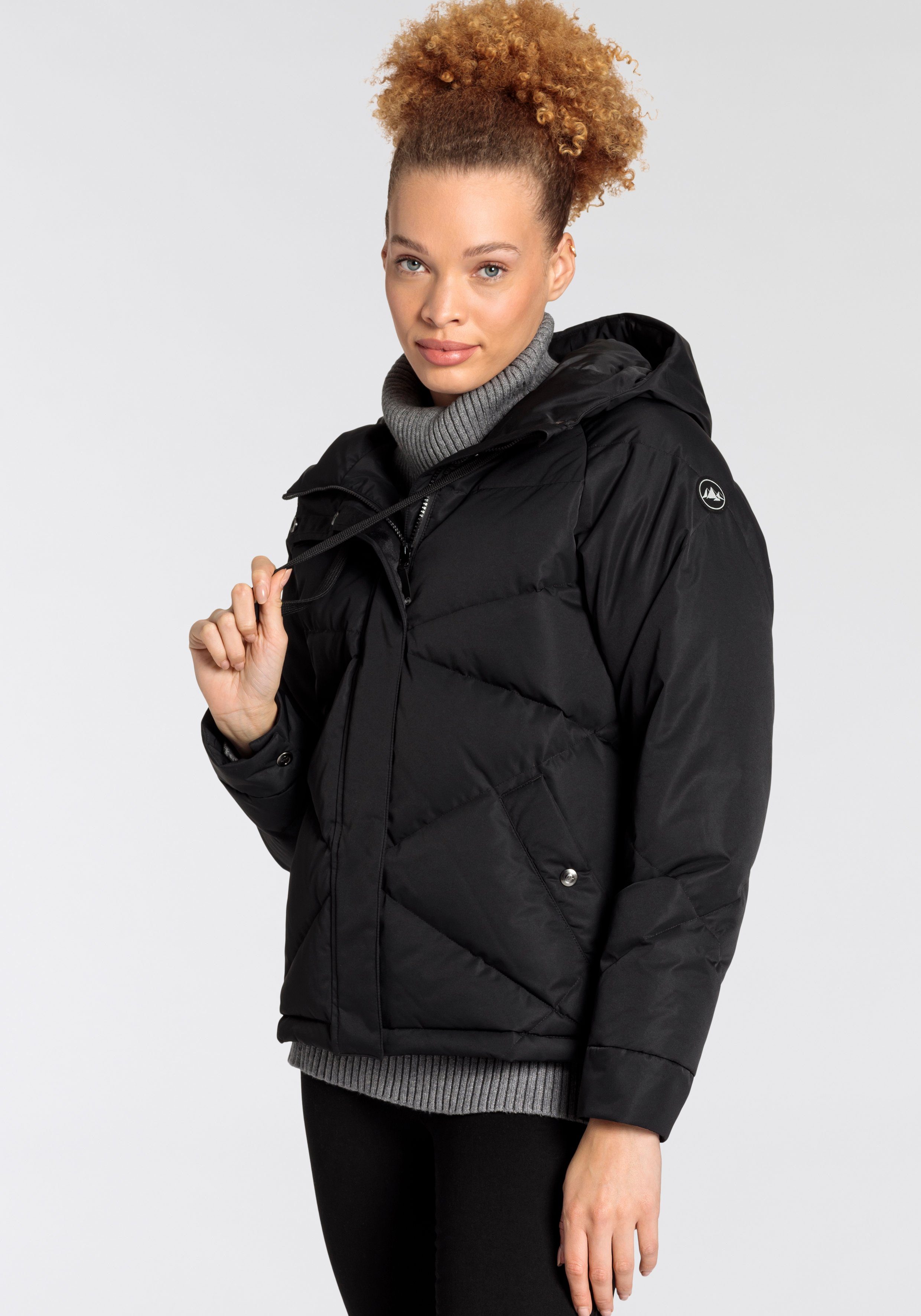 Polarino Daunenjacke im Oversize Fit