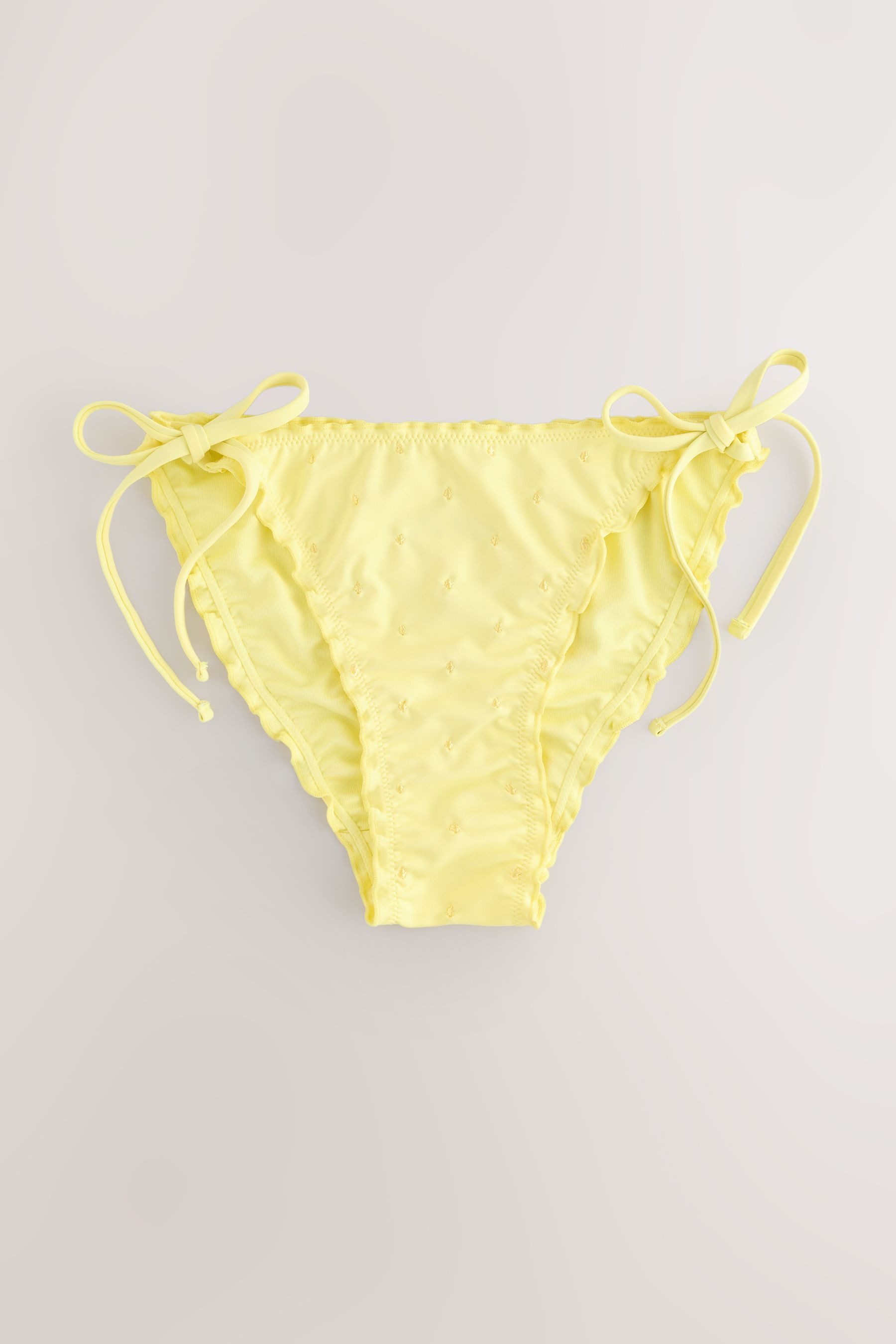 Next Bikini-Hose Seitlich gebundene Bikinihose mit Kräuselrand (1-St) günstig online kaufen