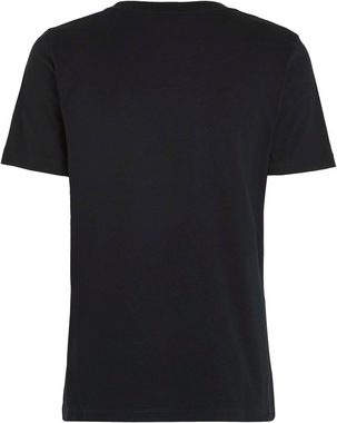 Tommy Hilfiger T-Shirt REG HILFIGER SCRIPT C-NK SS mit dezentem Markenlabel auf dem Ärmelabschluss