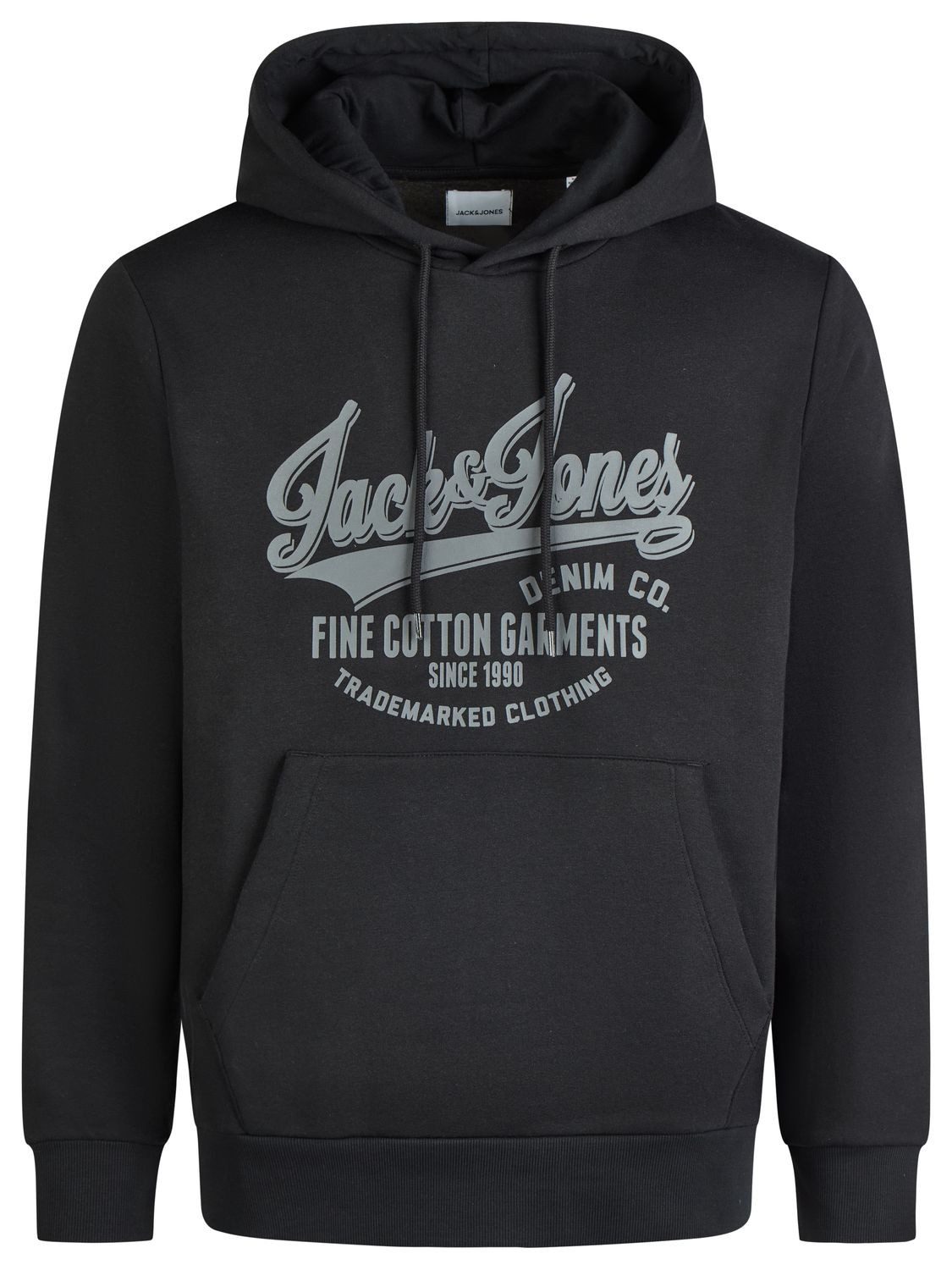 Jack & Jones Kapuzenpullover Herren Hoodie JJEADRIAN Regular Fit Longsleeve Sweatshirt mit Kängurutasche