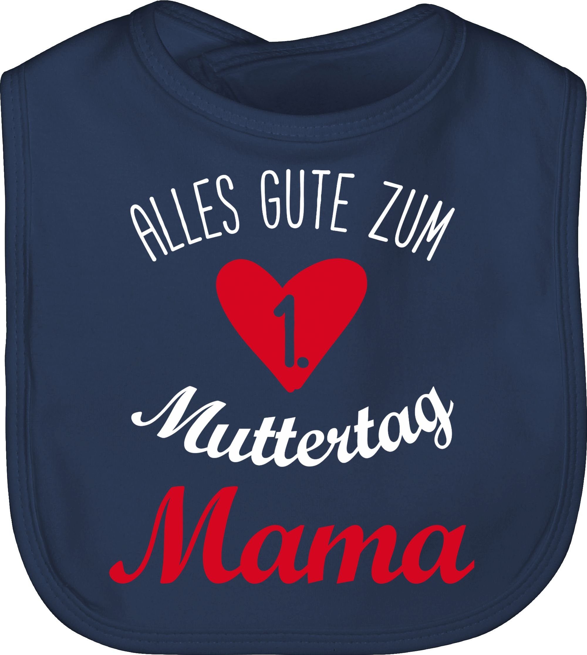 Shirtracer zum Lätzchen Erster Muttertag, 2 1. - Blau Navy Muttertag Alles Muttertagsgeschenk gute