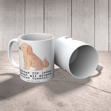 Mr. & Mrs. Panda Tasse Cocker Spaniel Moment - Weiß - Geschenk, Tierfreund, Büro Tasse, Engl, Keramik, Herzberührende Designs