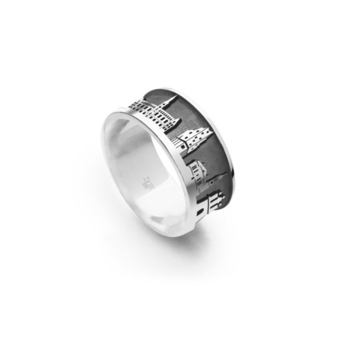 DUR Fingerring DUR Schmuck: Ring "Hamburg" Stadtring, 925er Sterlingsilber günstig online kaufen