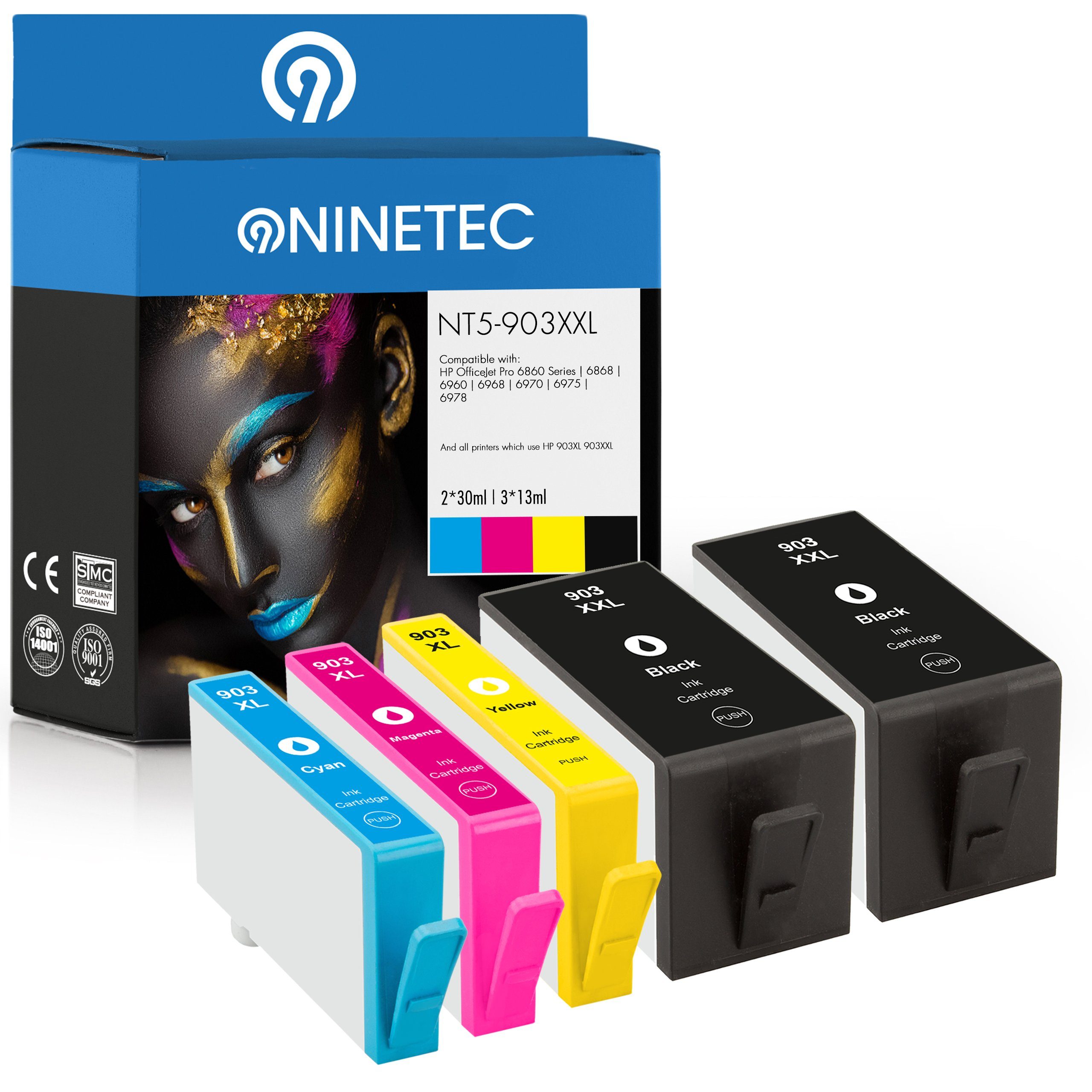 NINETEC ersetzt HP 903XXL Tintenpatrone 903 XL XXL 903XL 903