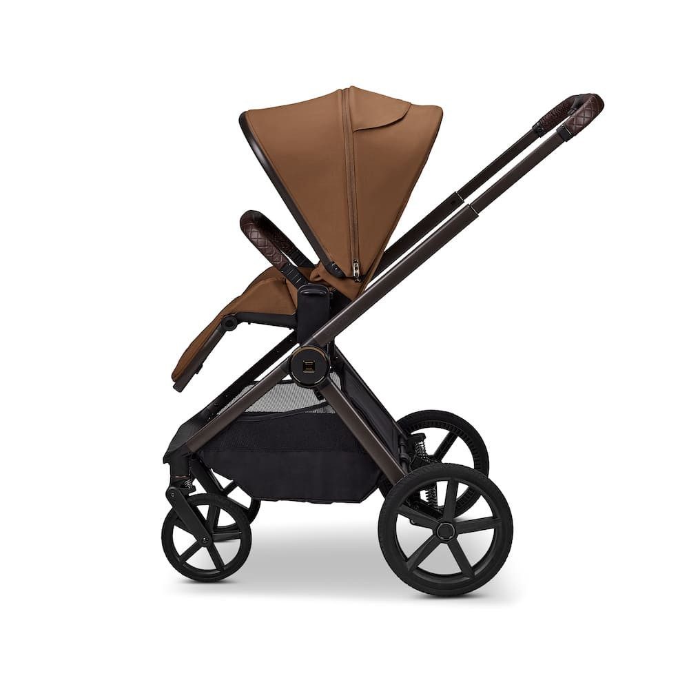 Moon Kombi-Kinderwagen Gio Fold Kombikinderwagen inkl. Cosmo 2.0, Gestell und Babywanne mit einem Handgriff zusammenfaltbar