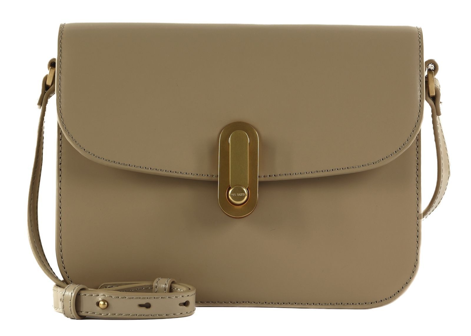 Ted Baker Umhängetasche Polished Leather Satchel Bag, aus echtem Rindsleder