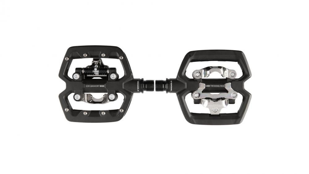 Look Plattformpedale LOOK Geo Trekking ROC Hybrid-Pedale schwarz Aluminium, SPD, Flat  83