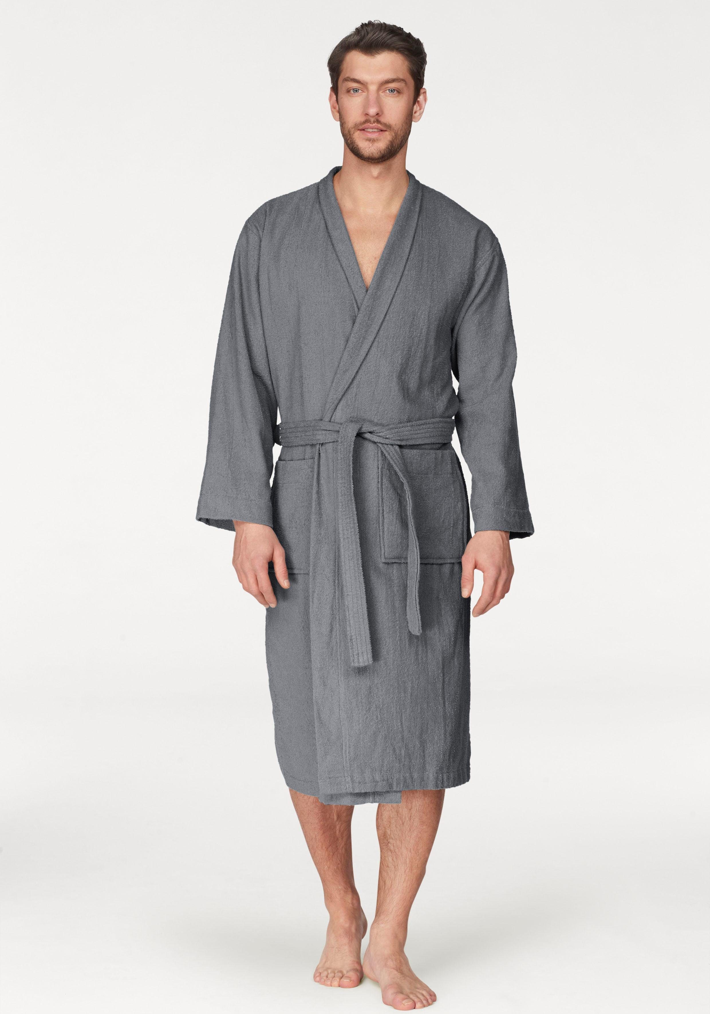 my home Unisex-Bademantel Travel, ideal für günstig online kaufen