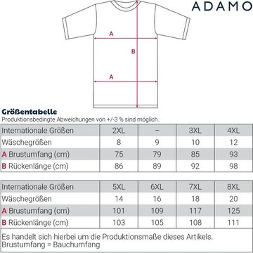 ADAMO T-Shirt (1-tlg) Doppelripp Herren in Übergrößen bis Wäschegröße 20
