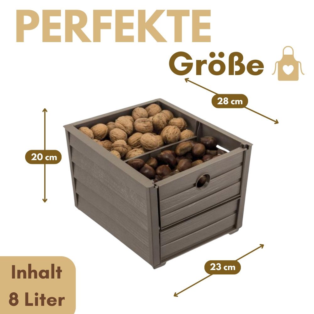 GarPet Kartoffelkiste 2x Kartoffelkiste Kartoffel Obst Gemüse Zwiebel Aufbe günstig online kaufen