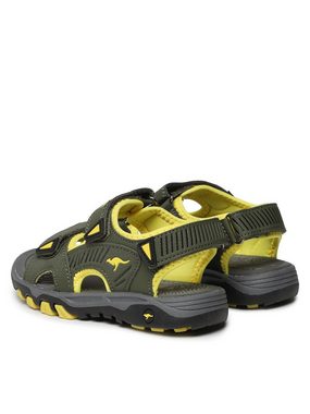 KangaROOS Sandalen 10049 000 8095 M Olive/Lemon Chrome Sandale