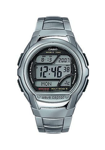 Casio Funk Funkchronograph WV-58RD-1AEF, Quarzuhr, Armbanduhr, Herrenuhr, Funkuhr, Digitaluhr, Resinarmband