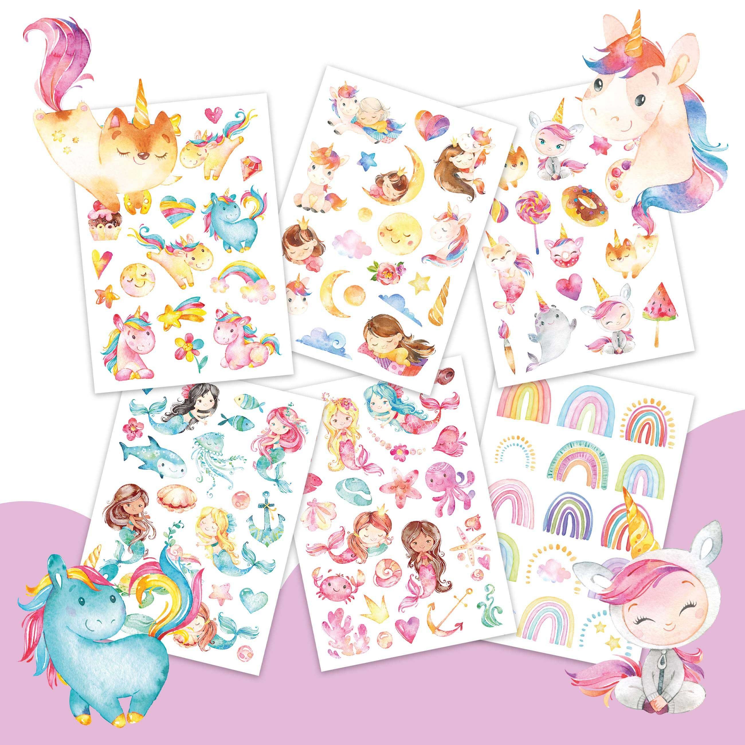 PAPIERDRACHEN Kindertattoo 100 Kindertattoos zum Aufkleben