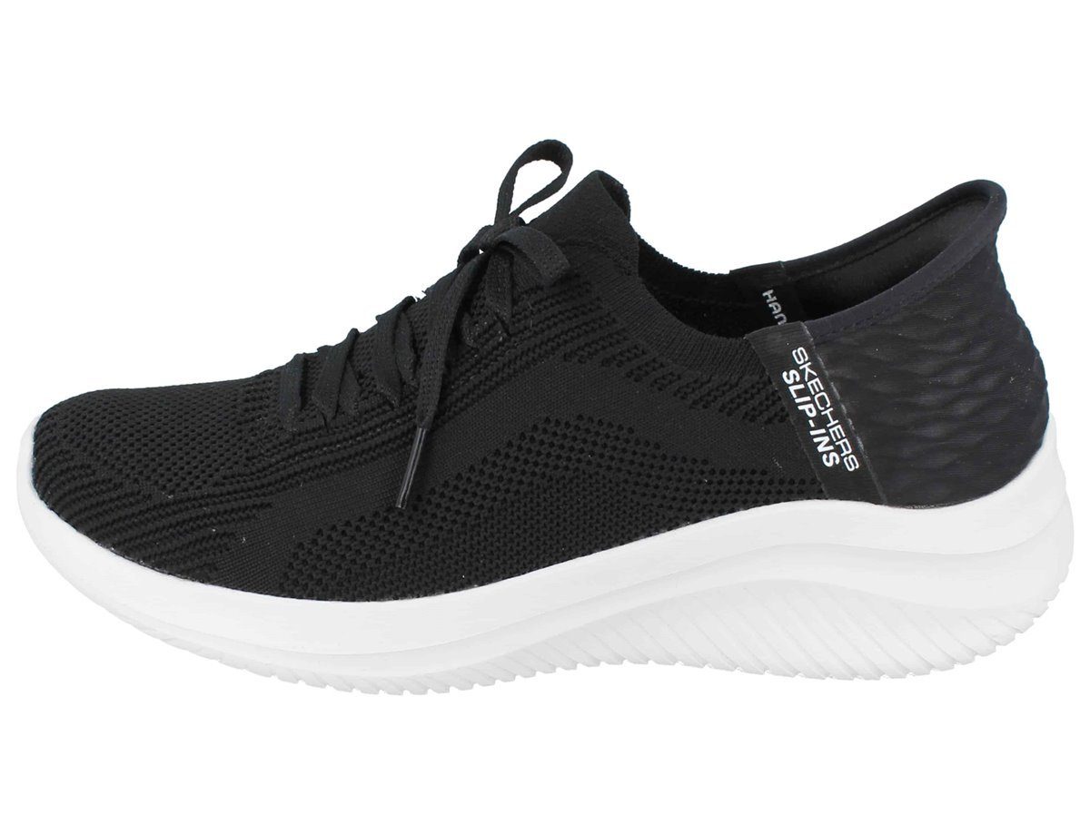 Sneaker Ultra Flex Schwarz Brilliant 3.0 Skechers Slip-On Comfort Path Pillow-Design BLK schwarz