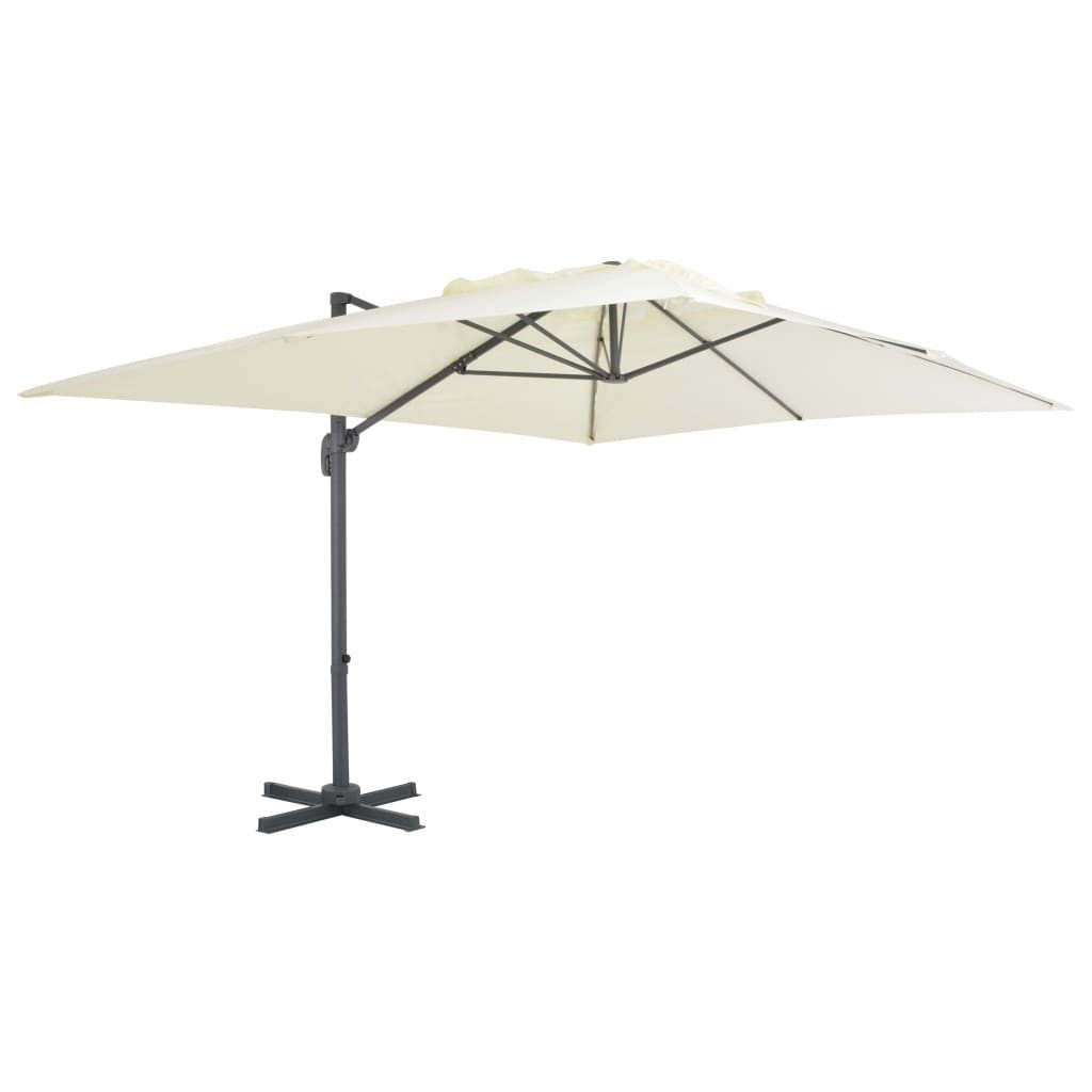vidaXL Sonnensegel Ampelschirm mit Aluminium-Mast 400x300 günstig online kaufen