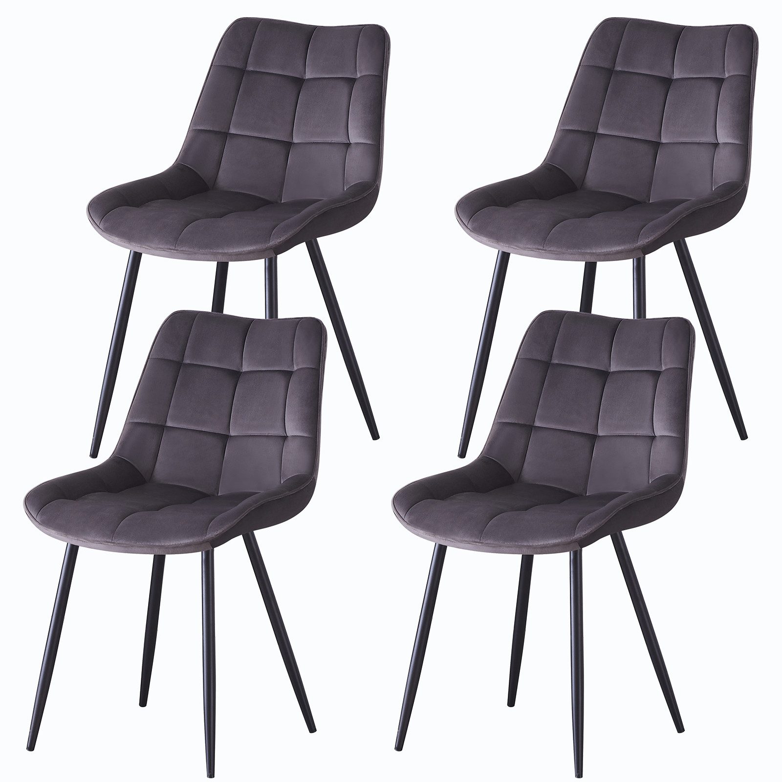 JYMTOM Esszimmerstuhl 4er-Set gepolsterte Stühle mit günstig online kaufen