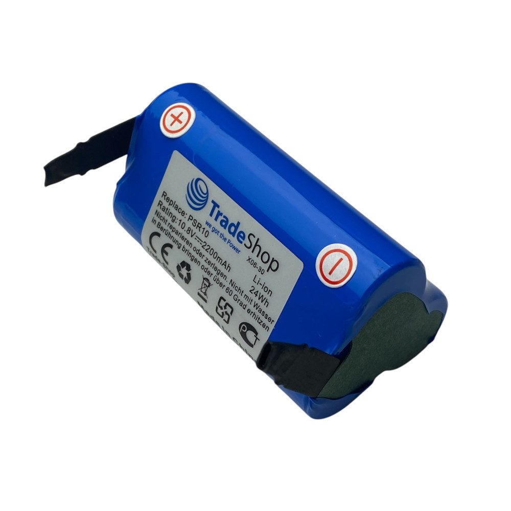 Trade-Shop Akku-Zellen zum Selbsteinbau für Bosch KEO, AGS 10.8, ASB 10.8 Akku Li-Ion 2200 mAh (10,8 V)