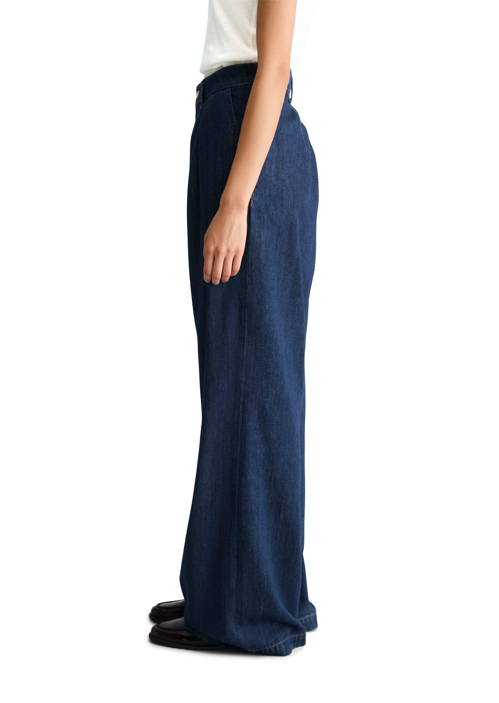 Marc O'Polo DENIM Weite Jeans made with Orange Fiber
