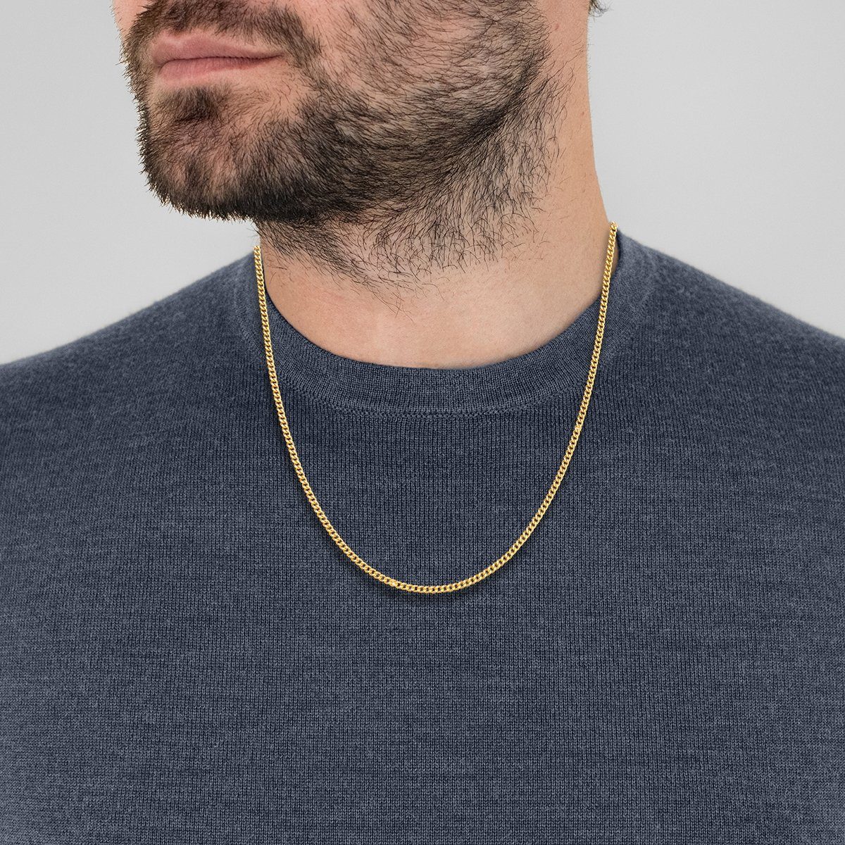 True Rebels Edelstahlkette gelbgold, aus Edelstahl günstig online kaufen