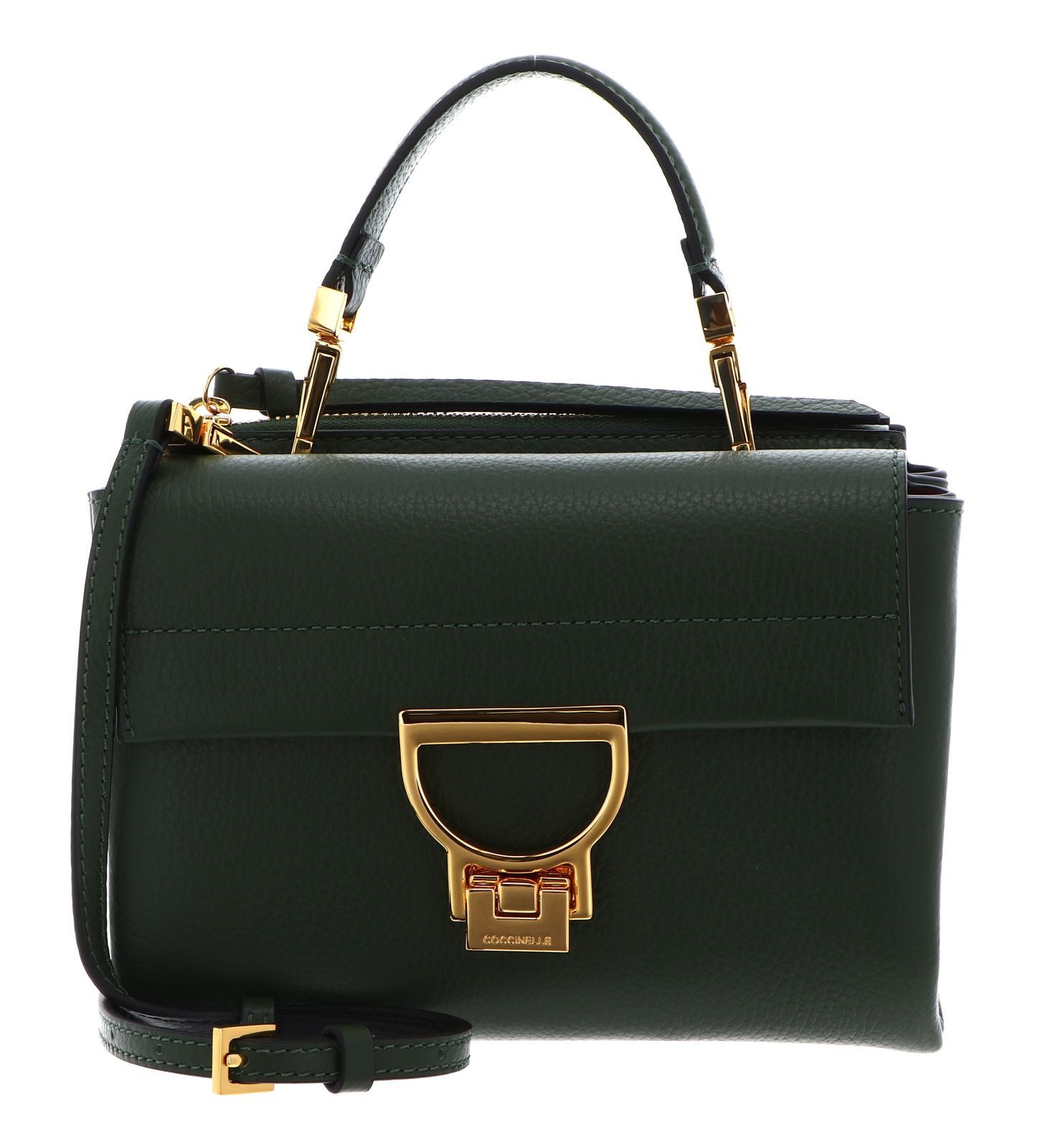 COCCINELLE Umhängetasche Handbag Grainy Leather, aus echtem Rindsleder